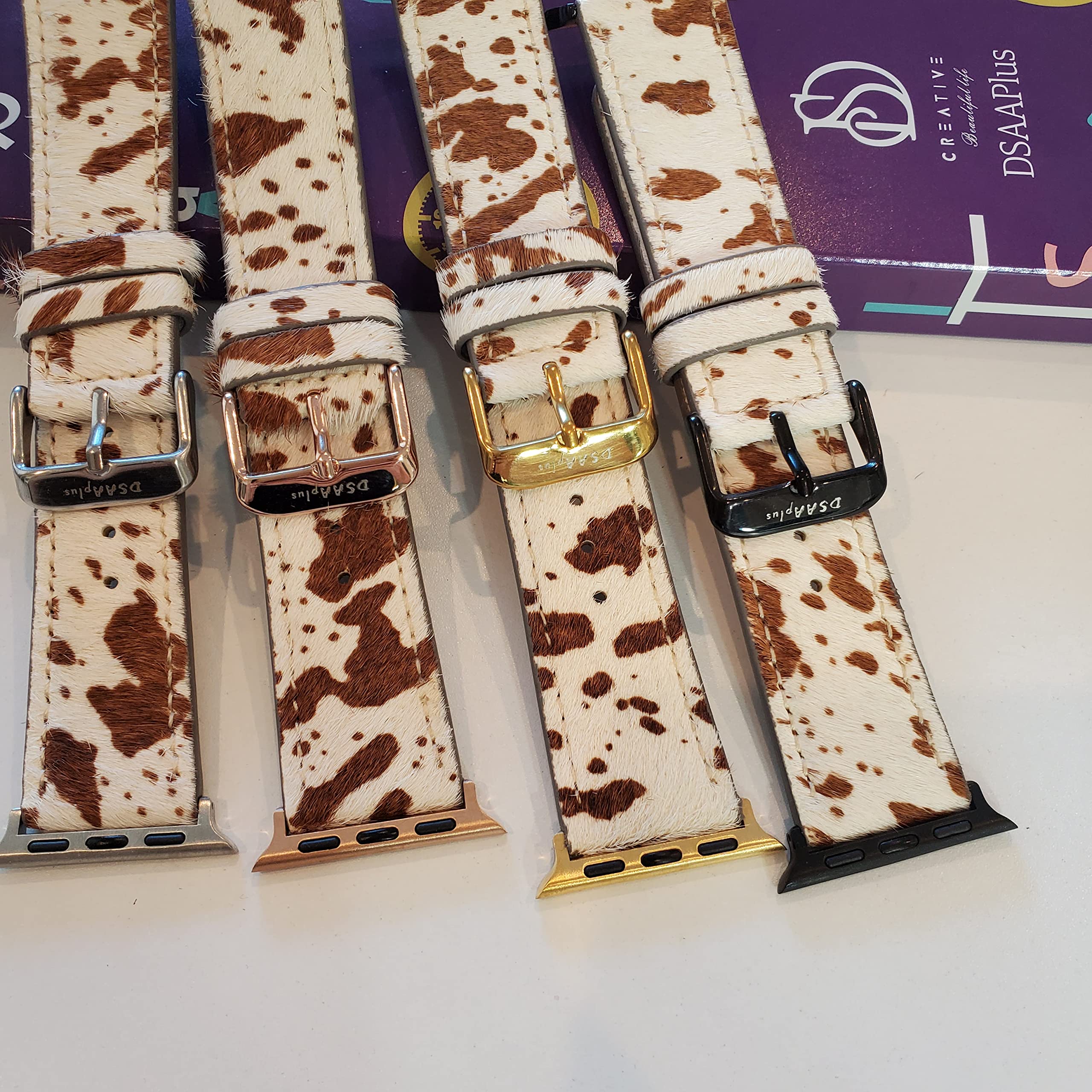 Foto 2 | Correa de Reloj Dsaaplus de Piel para Apple Watch 38/40/41 Mm - Venta Internacional