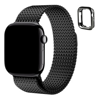 Foto 1 | Correa de Reloj Fullmosa Compatible con Apple De 45 Mm/44 Mm/42 Mm Negra - Venta Internacional