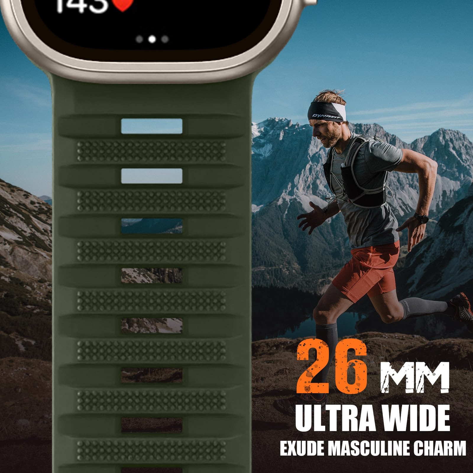 Foto 4 pulgar | Correas Deportivas Apple Watch Ultra 2 Witzon 3 Piezas - Venta Internacional