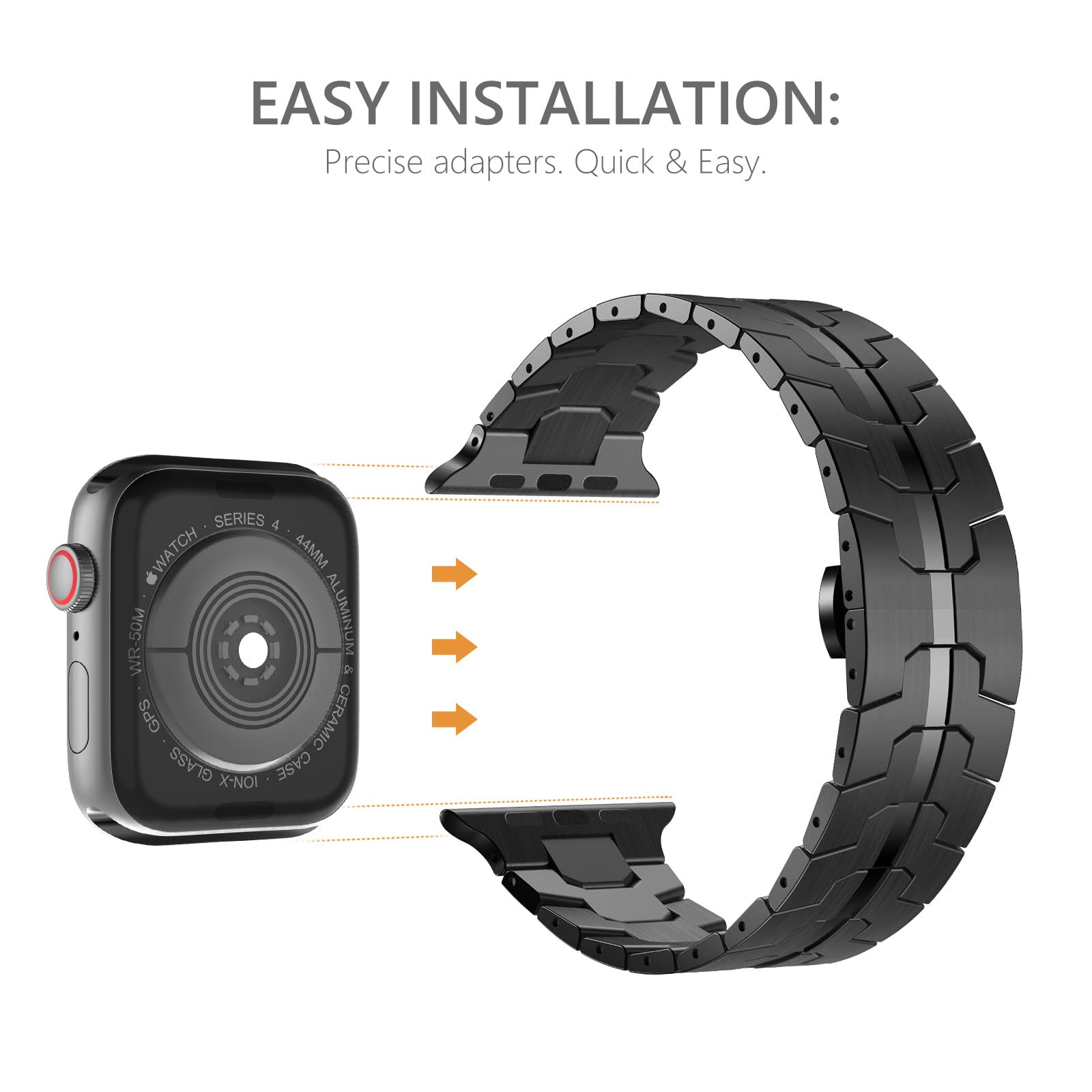 Foto 5 pulgar | Correa Newways de Titanio Grado 2 para Apple Watch  44/45/46/49 Mm - Venta Internacional
