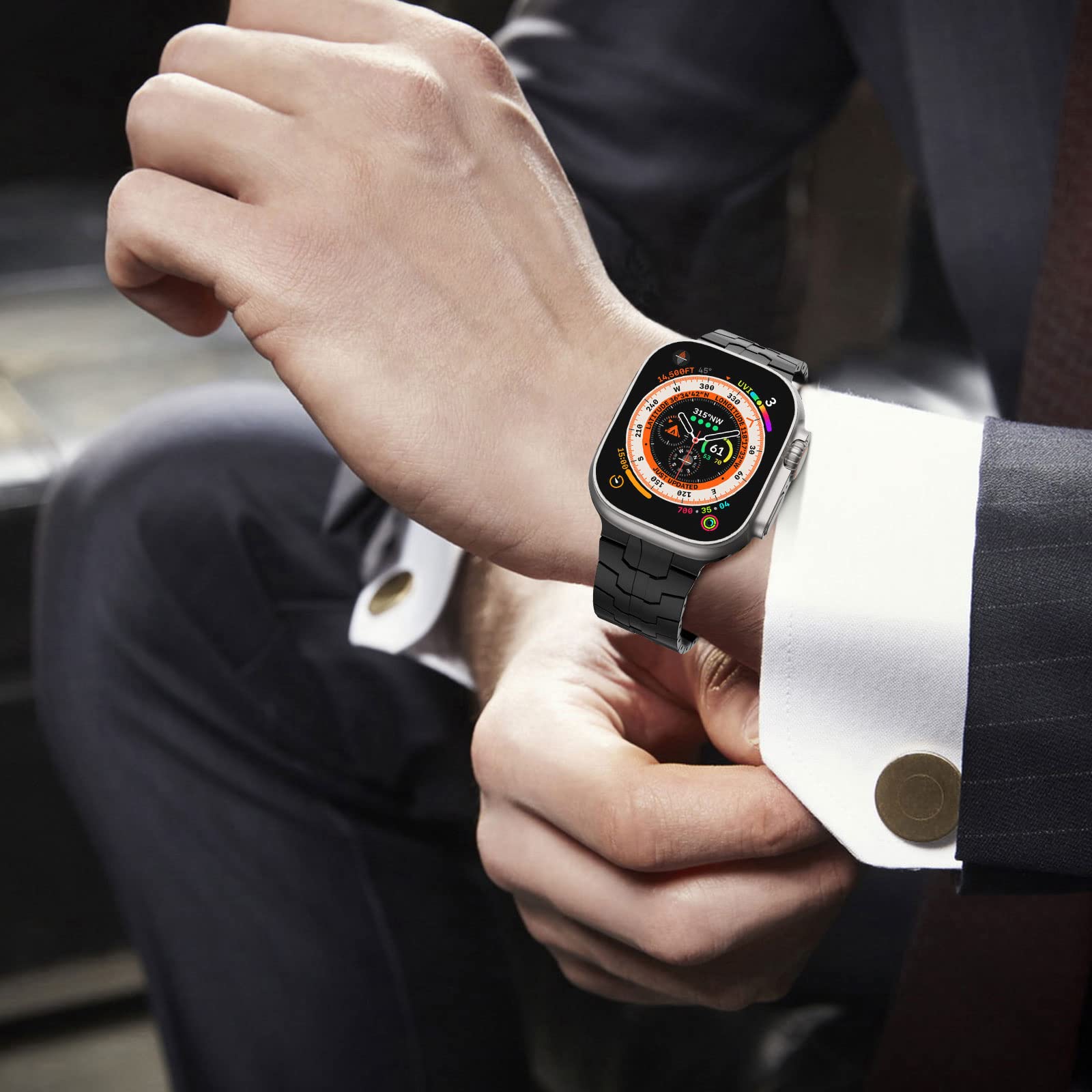 Foto 6 pulgar | Correa Newways de Titanio Grado 2 para Apple Watch  44/45/46/49 Mm - Venta Internacional
