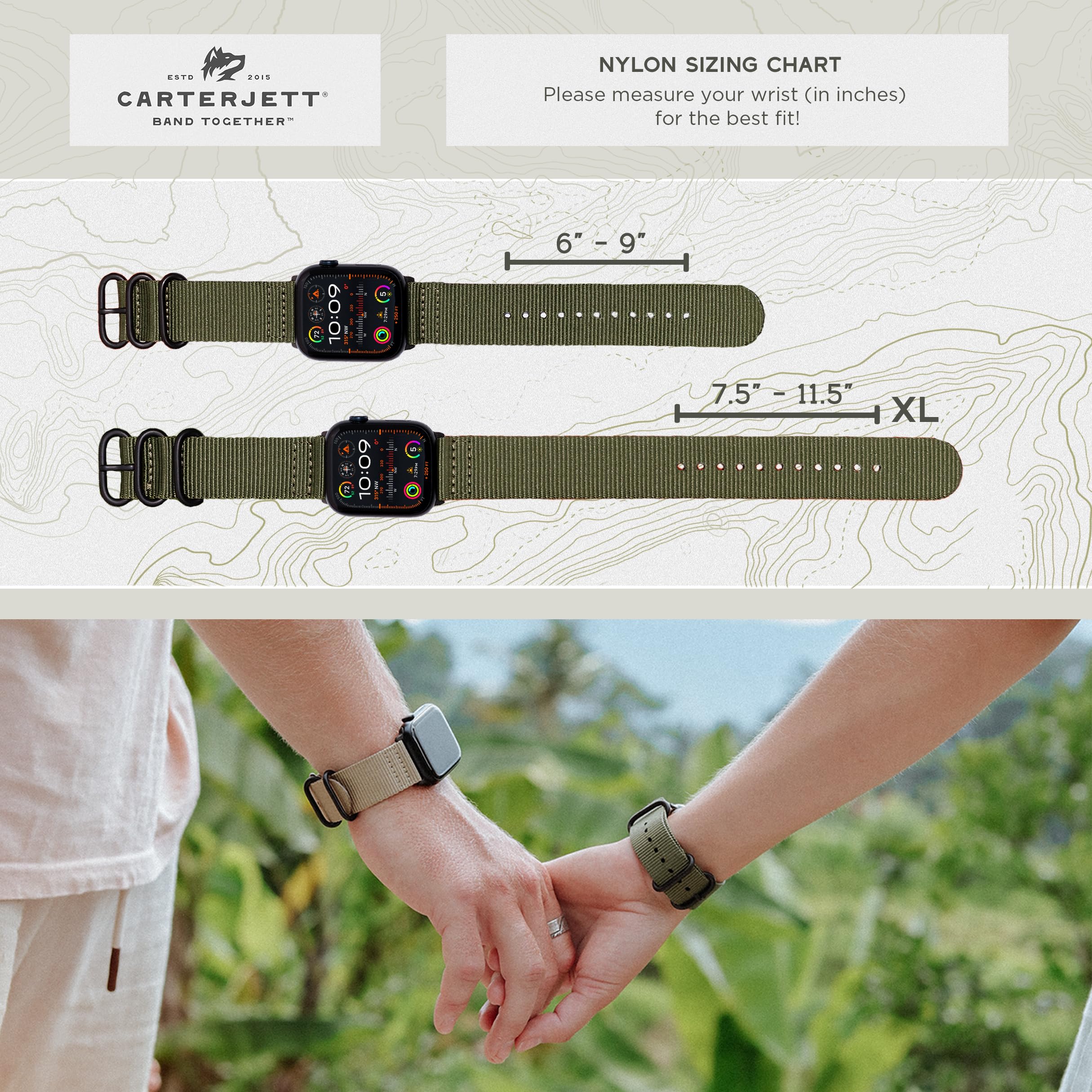 Foto 8 pulgar | Correa Carterjett para Apple Watch de 42 mm-Venta Internacional