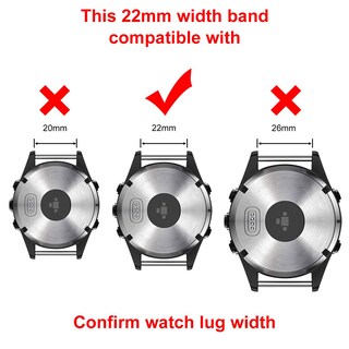 Foto 2 | Correa de Reloj Ldfas de Titanio de 22 mm - Venta Internacional