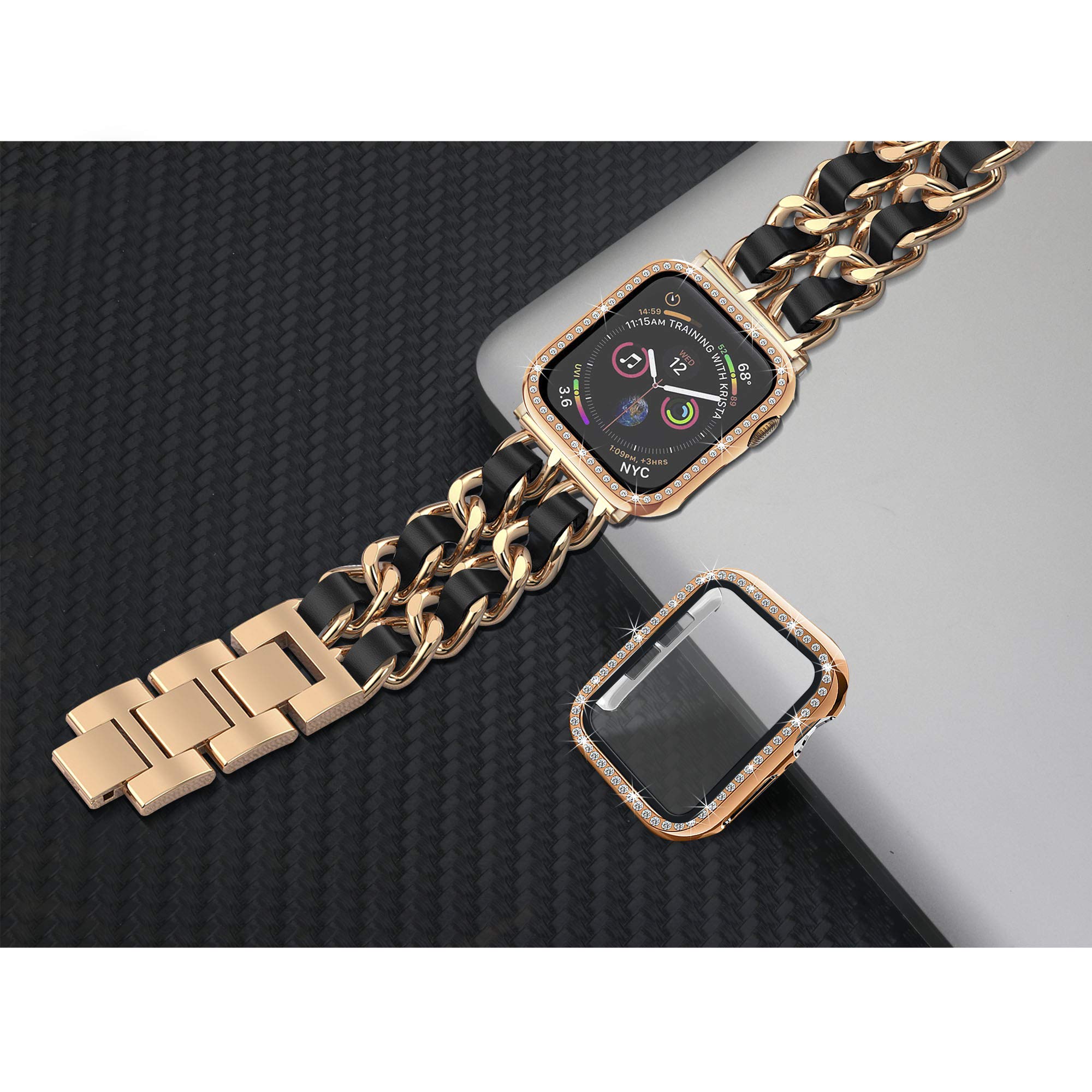 Foto 7 | Correa Mosonio para Apple 46 Mm con Funda - Venta Internacional