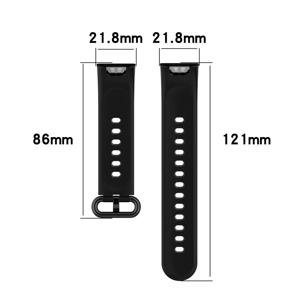 Foto 3 pulgar | Correa de Silicona para Xiaomi Mi Watch Lite y Redmi Black - Venta Internacional