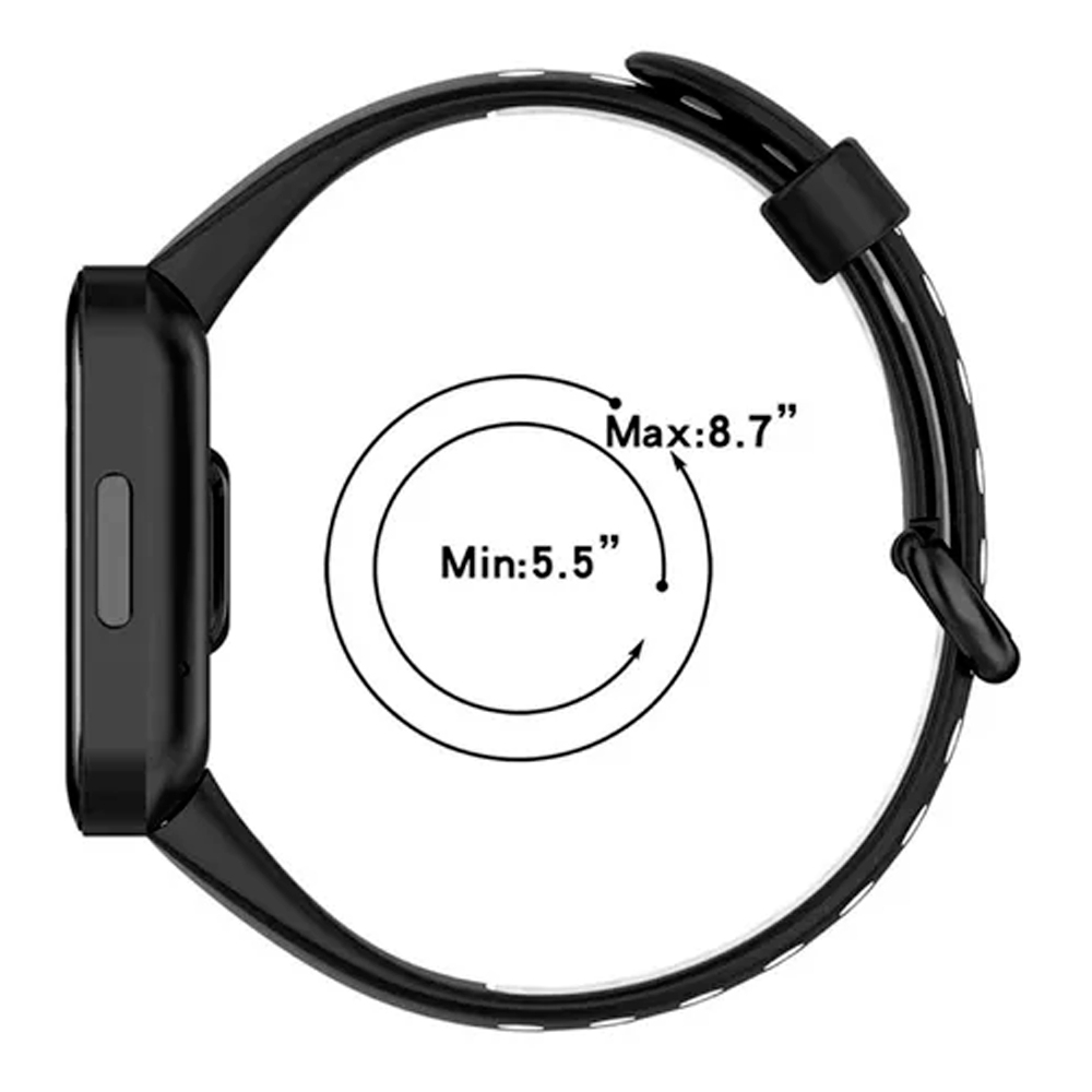 Foto 4 pulgar | Correa de Silicona para Xiaomi Mi Watch Lite y Redmi Black - Venta Internacional