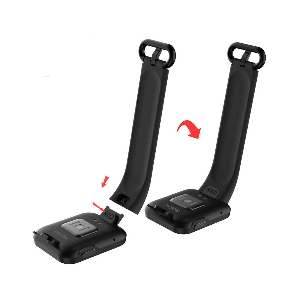 Foto 5 pulgar | Correa de Silicona para Xiaomi Mi Watch Lite y Redmi Black - Venta Internacional