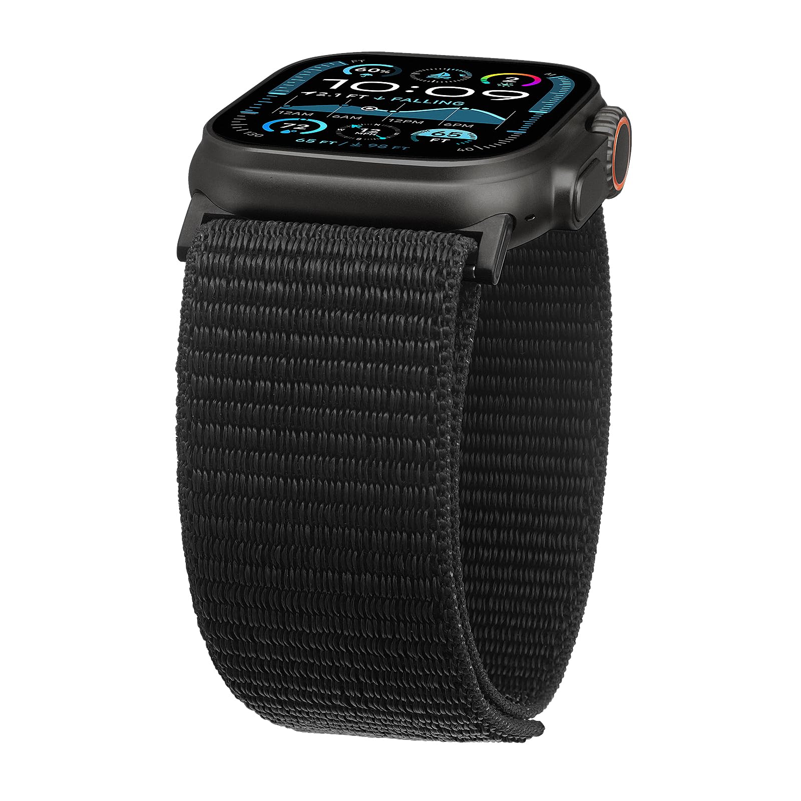 Foto 2 pulgar | Correa de Reloj Zrdesign de Tela de Nailon Ultra Ancha Para Apple Watch - Venta Internacional