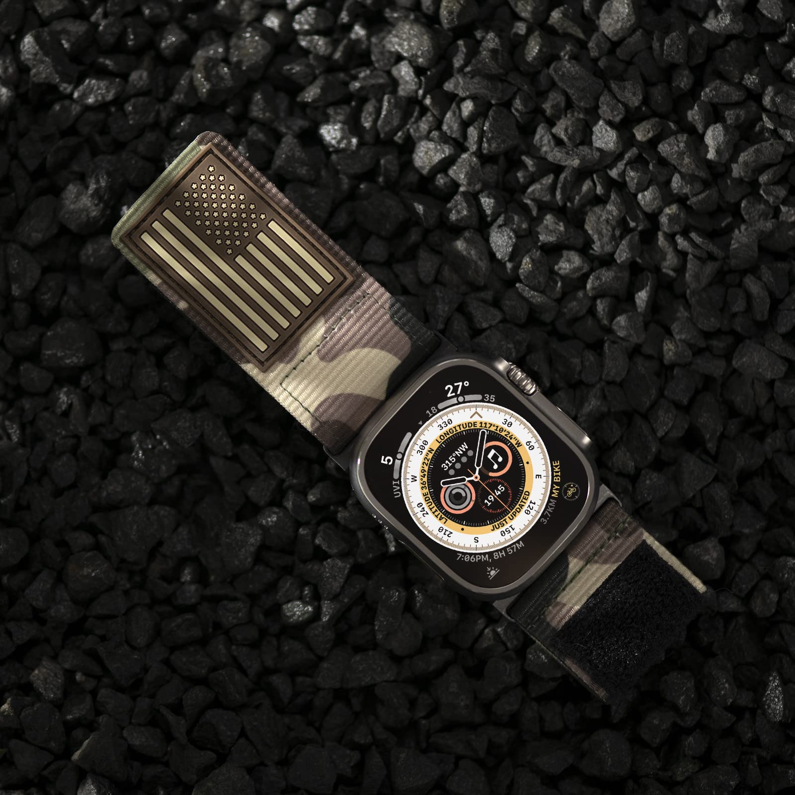 Foto 4 | Correa de Reloj Tefeca Fortitude Series con Bandera de EE. UU. para Apple Watch - Venta Internacional