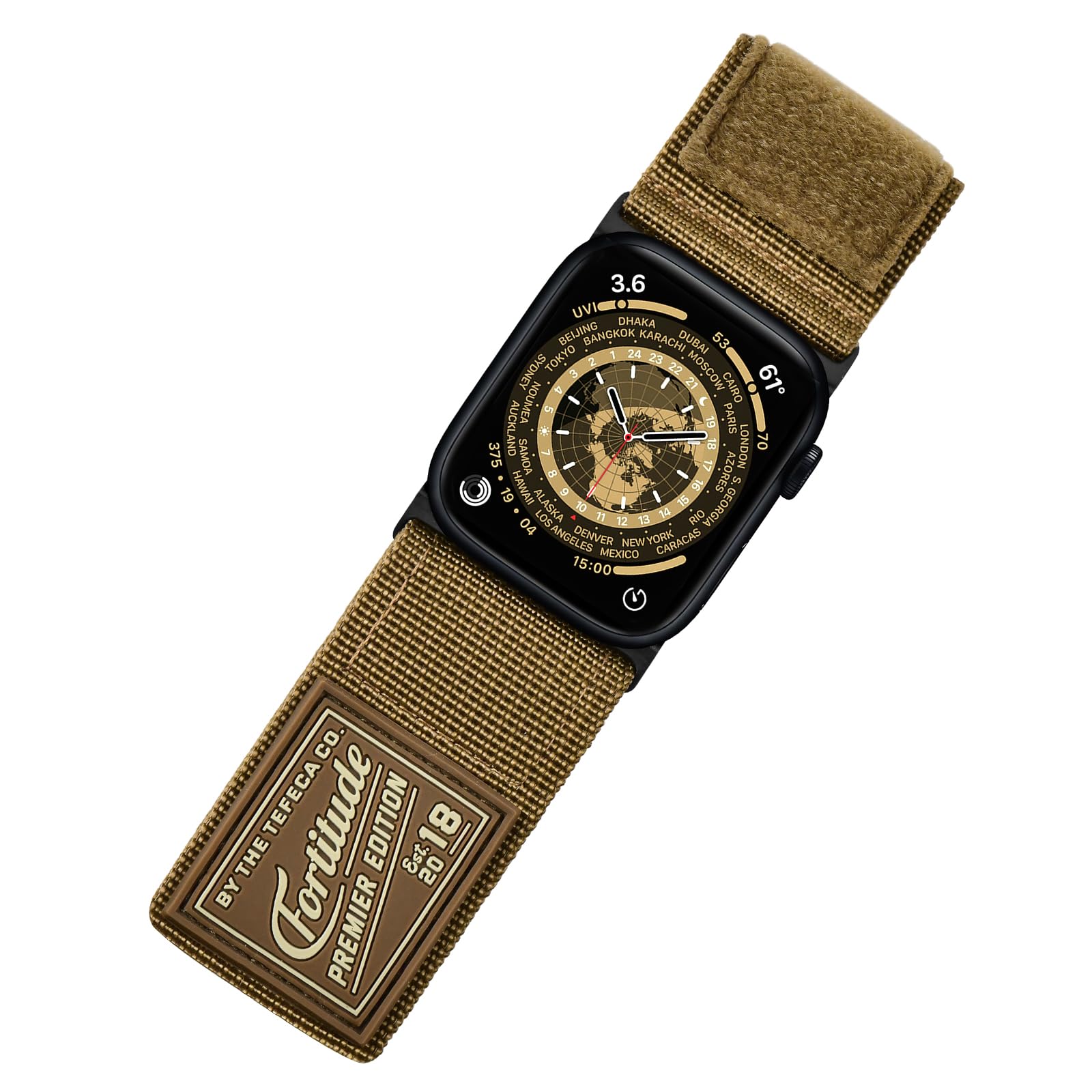 Foto 2 pulgar | Correa de Reloj Tefeca Fortitude Series Ultraancha para Apple Watch - Venta Internacional