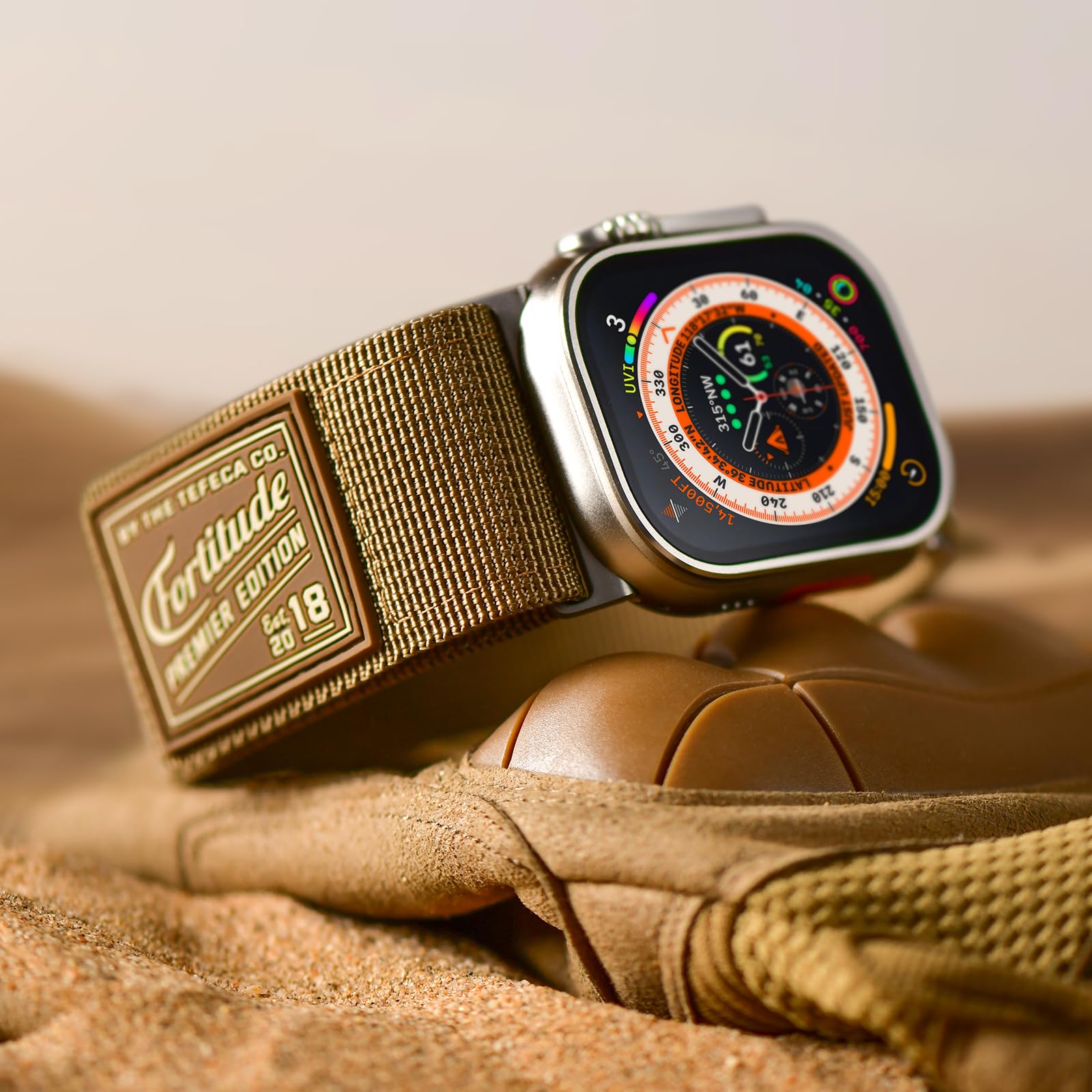 Foto 4 pulgar | Correa de Reloj Tefeca Fortitude Series Ultraancha para Apple Watch - Venta Internacional