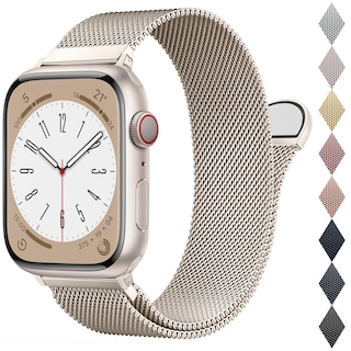 Foto 1 | Correa de Reloj Belongme Mesh Metal Loop Acero Inoxidable 40-44 Mm - Venta Internacional