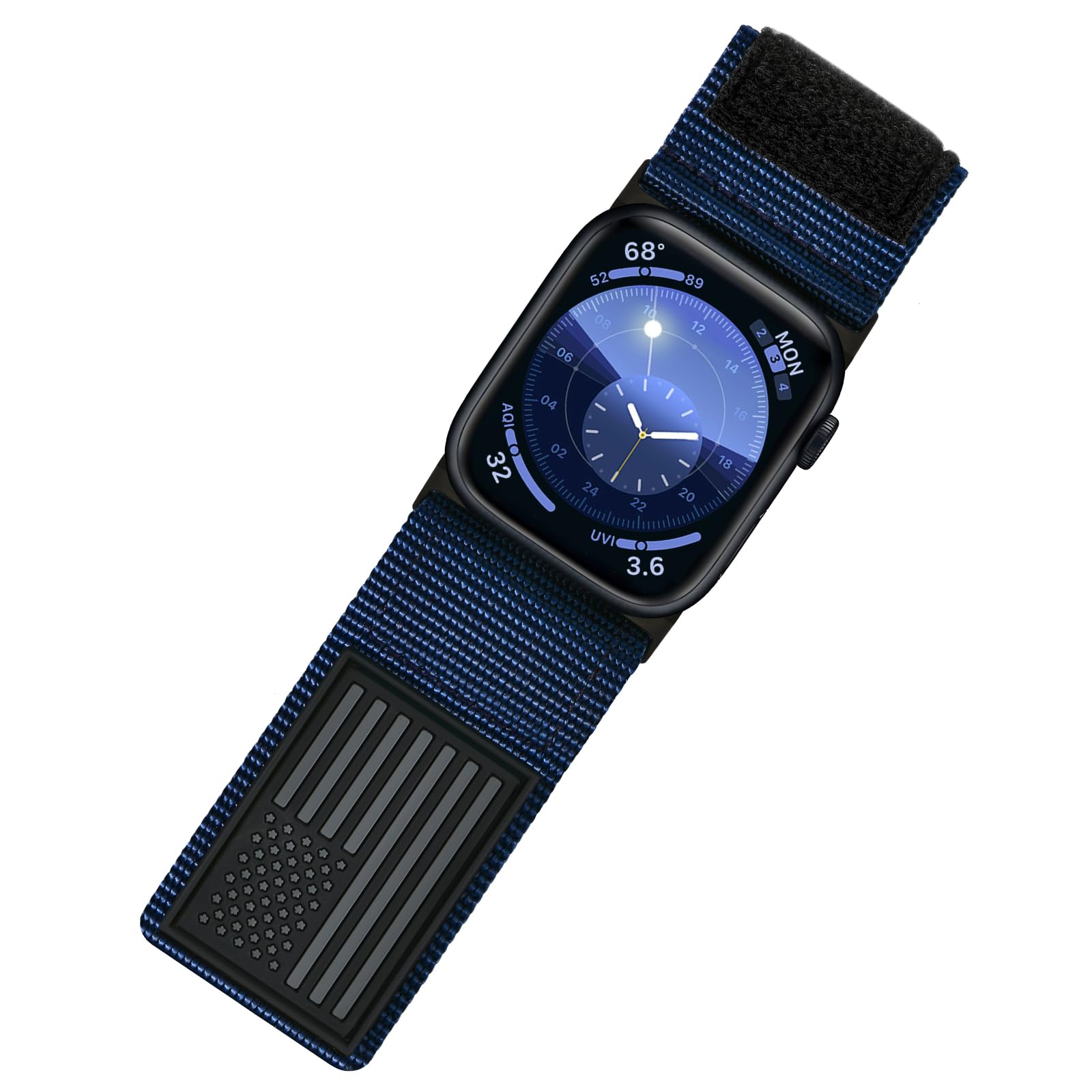 Foto 2 pulgar | Correa de Reloj Tefeca Fortitude Series Con Bandera de Ee. Uu., para Apple Watch - Venta Internacional