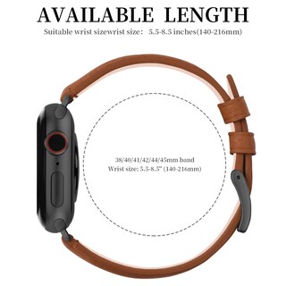 Foto 4 | Correa Fullmosa para Apple Watch Marrón-Venta Internacional