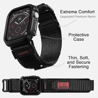 Foto 3 | Correa para Apple Watch Series 9/8/7 De 45 Mm Negro - Venta Internacional