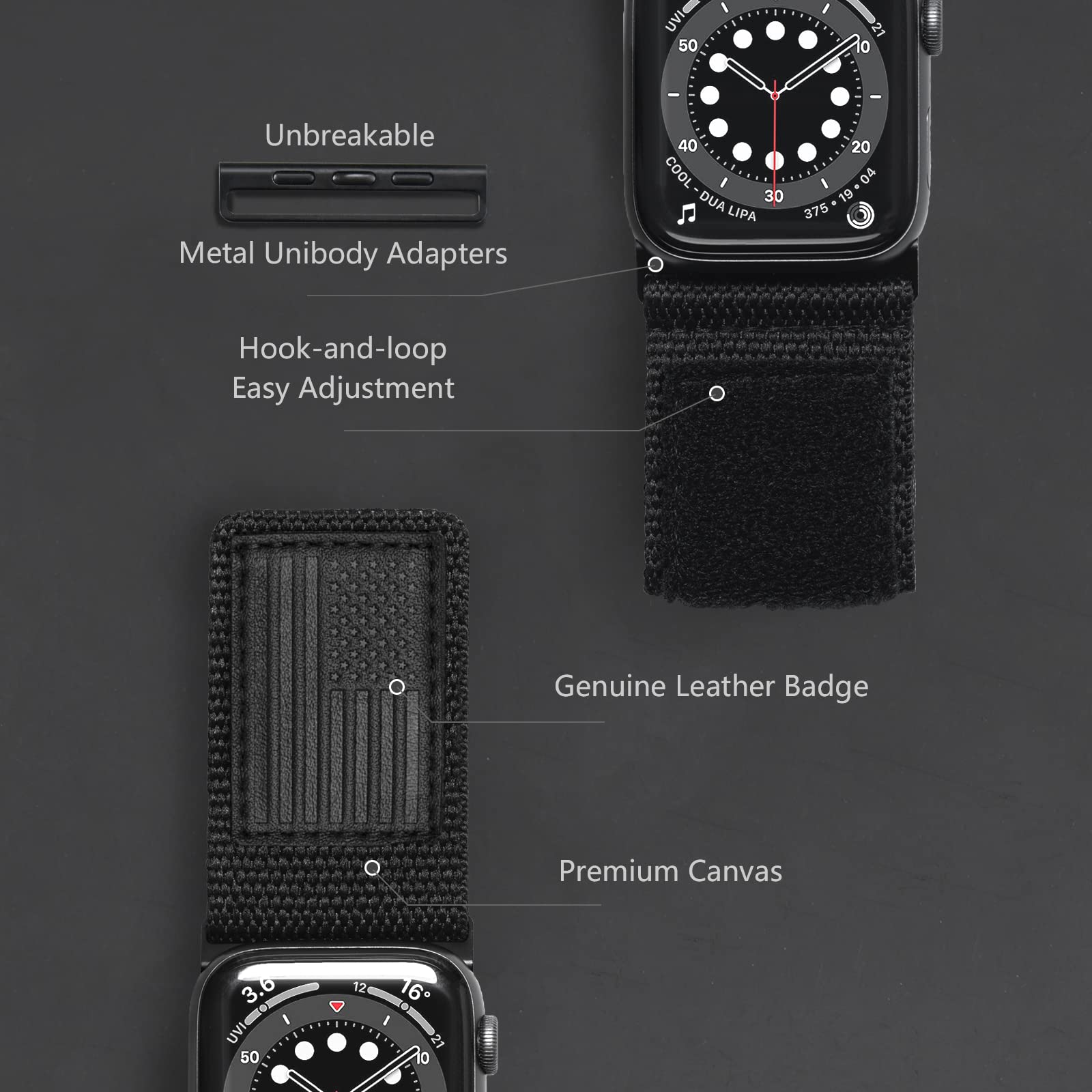 Foto 3 pulgar | Correa de Reloj Tefeca Fortitude Series para Apple Watch - Venta Internacional