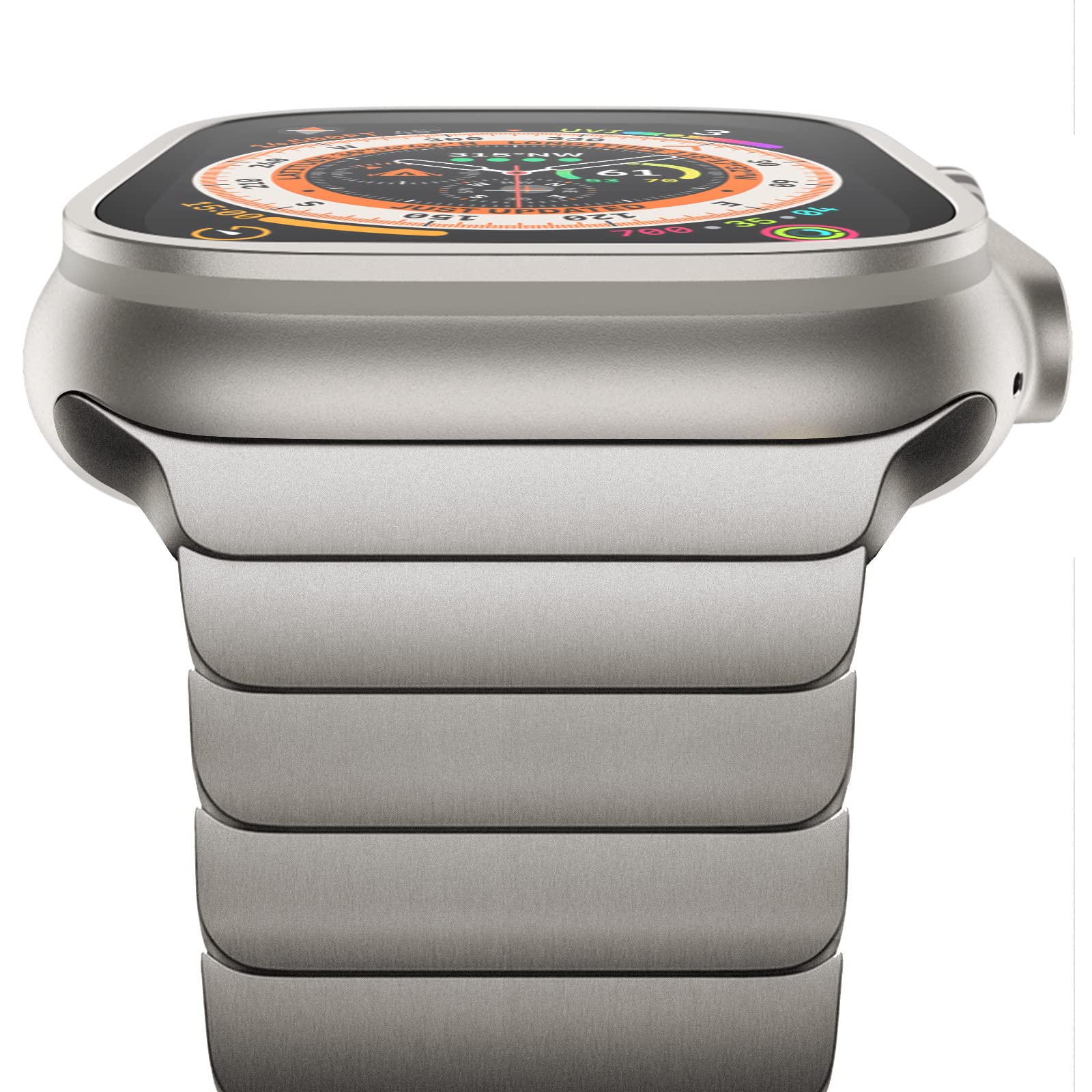 Foto 1 | Correa de Reloj Newways Ultra 2 De Acero Inoxidable De 49 Mm Para Apple Watch - Venta Internacional