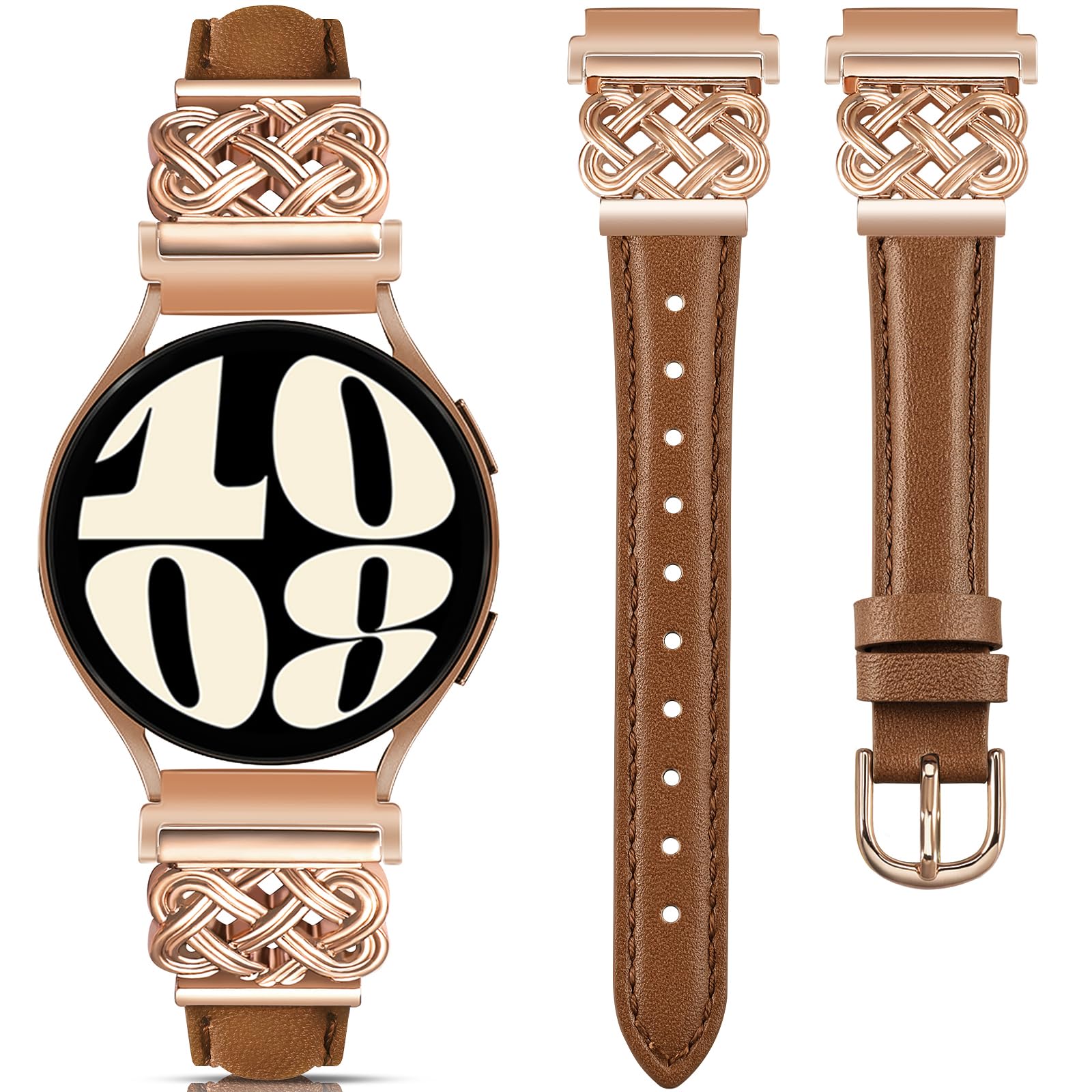 Correa De Reloj Toyouths Celtic Knot De Piel, 20 Mm, Para Samsung - Venta Internacional.