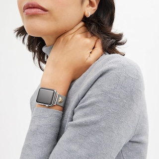 Foto 4 | Apple Watch Strap Coach Malla Acero Inoxidable - Venta Internacional