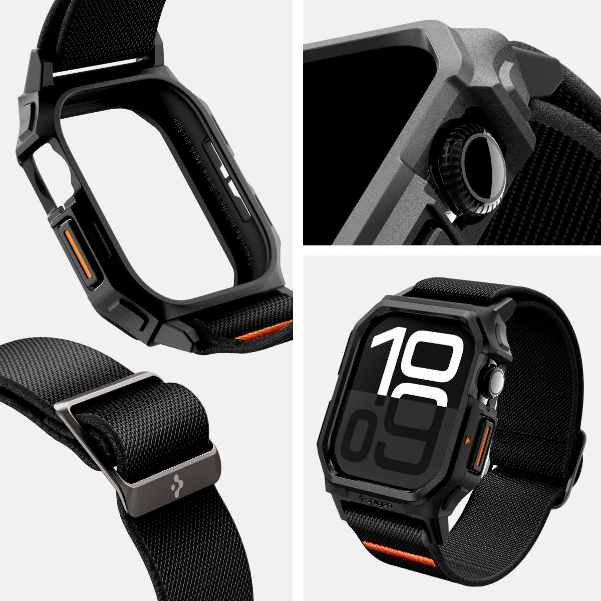 Foto 4 pulgar | Funda Con Correa Para Apple Watch Series 10 Spigen Lite Fit Pro De 46 Mm - Venta Internacional.