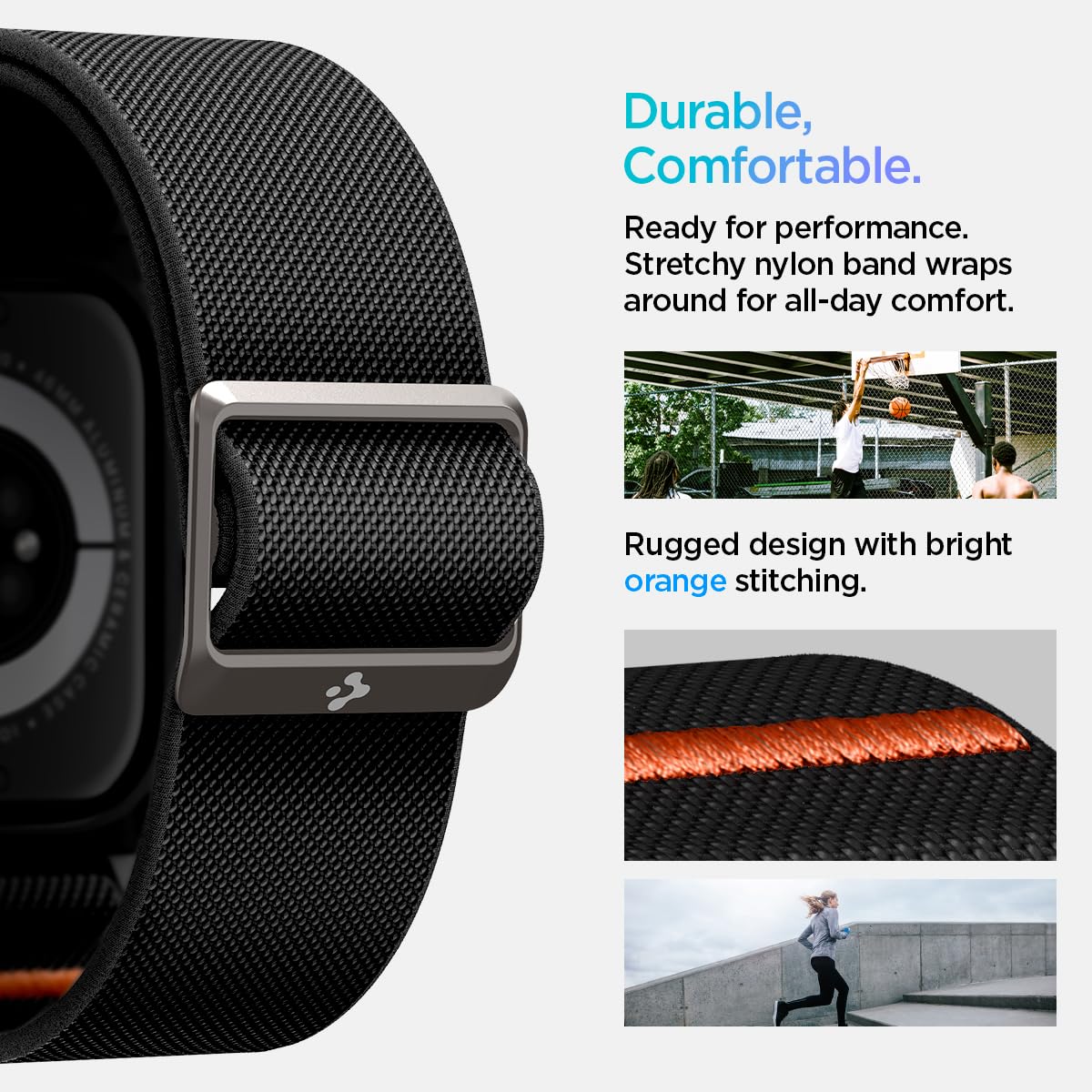 Foto 7 pulgar | Funda Con Correa Para Apple Watch Series 10 Spigen Lite Fit Pro De 46 Mm - Venta Internacional.