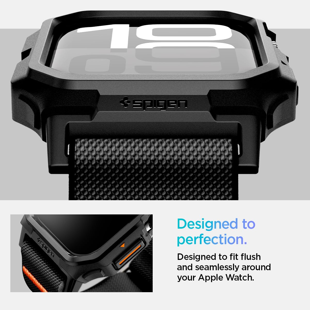 Foto 8 pulgar | Funda Con Correa Para Apple Watch Series 10 Spigen Lite Fit Pro De 46 Mm - Venta Internacional.