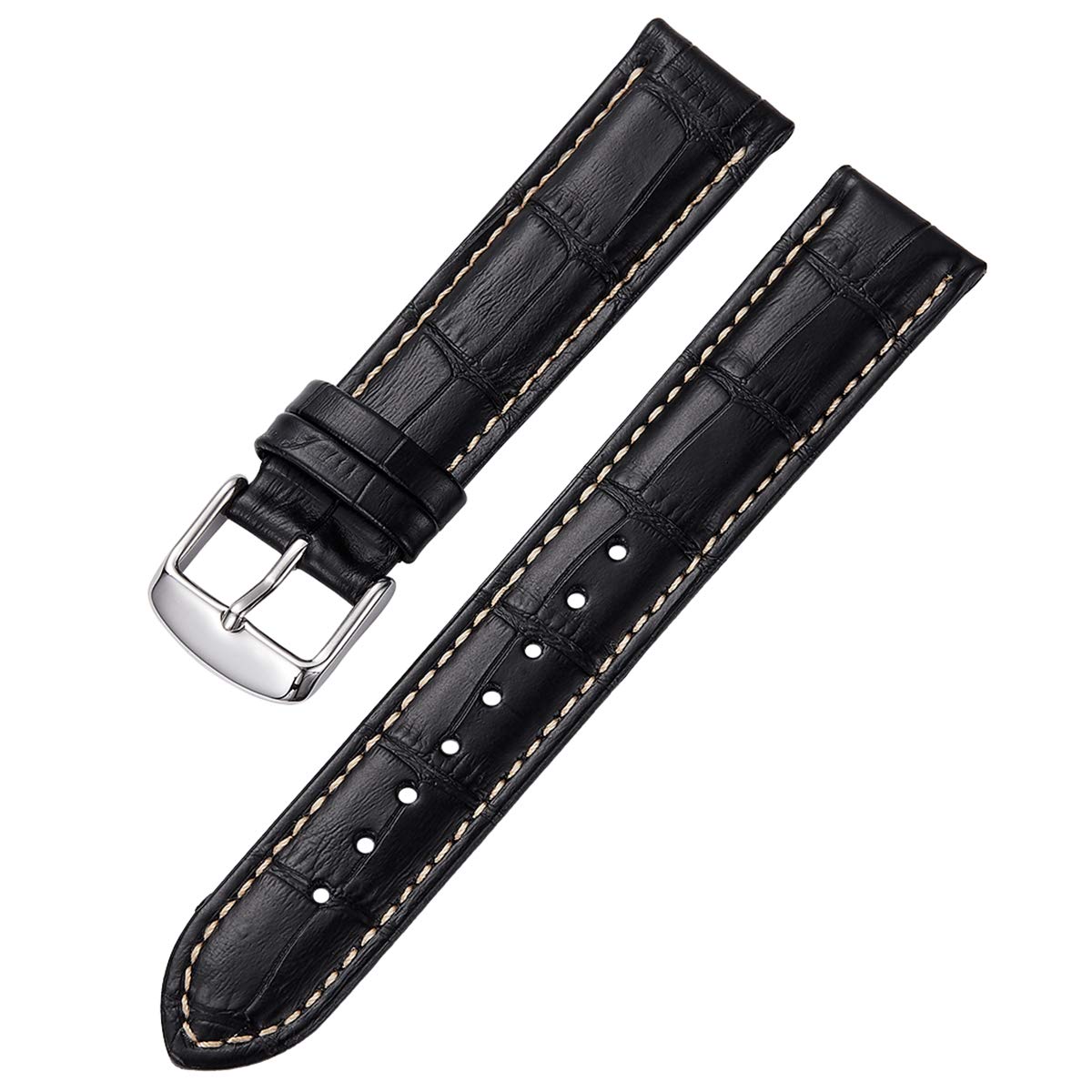 Foto 2 pulgar | Correa de Reloj iStrap Piel de Becerro con Grano de Aligátor 18-24 mm Unisex - Venta Internacional