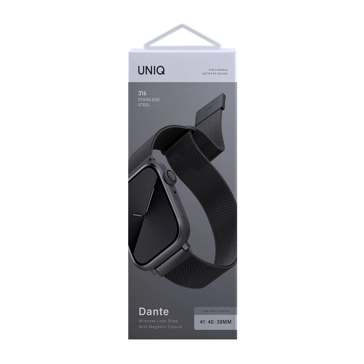 Foto 5 pulgar | Correa Dante de Acero Inoxidable para Apple Watch 42 41 40 38 mm