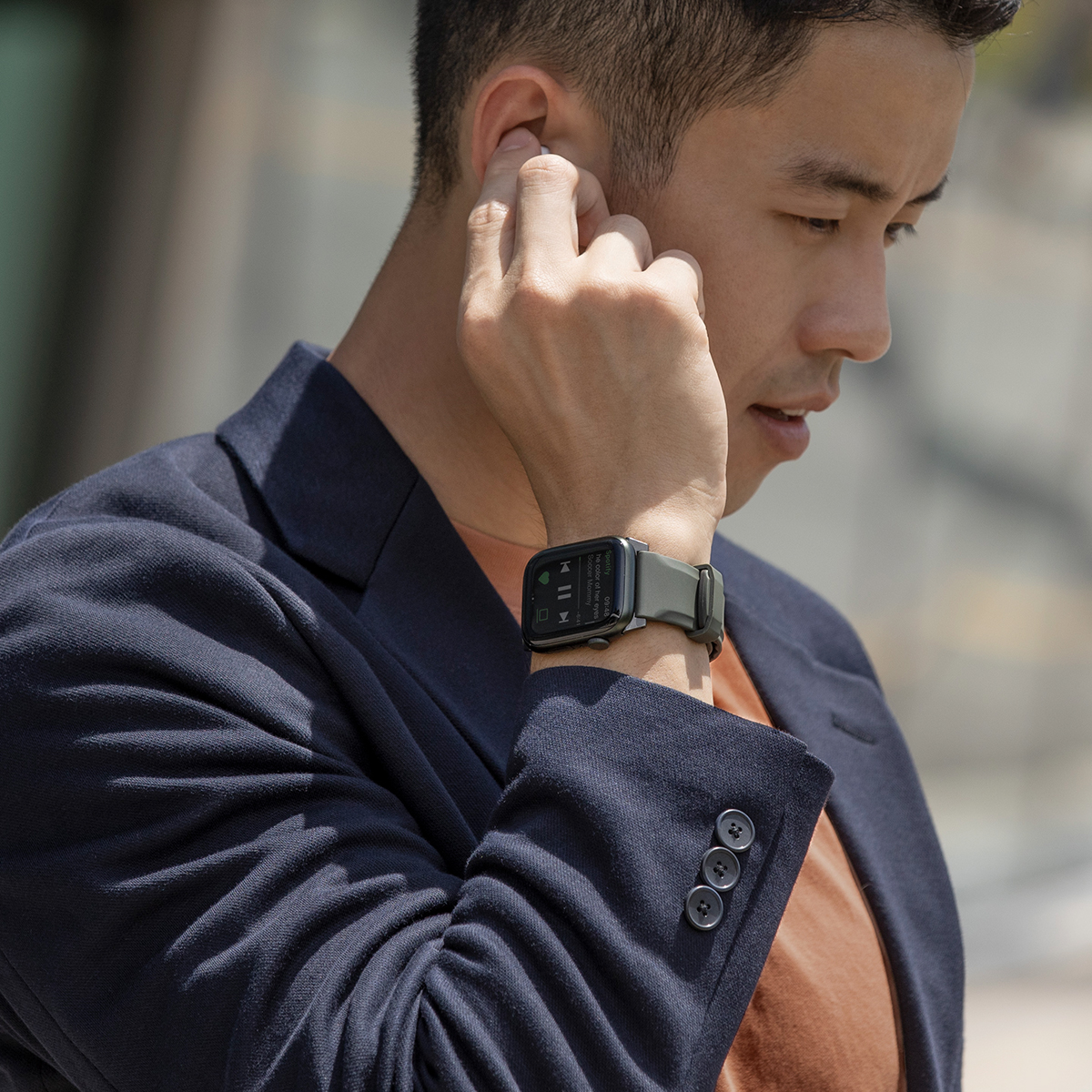 Foto 2 | Correa para Apple Watch Ultra Silicón Premium Tacto Suave