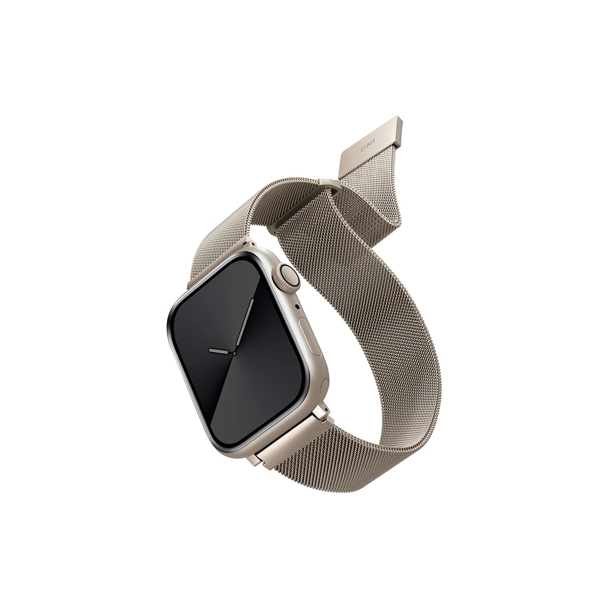 Foto 2 pulgar | Correa para Apple Watch Uniq Metálica Corte Milanés