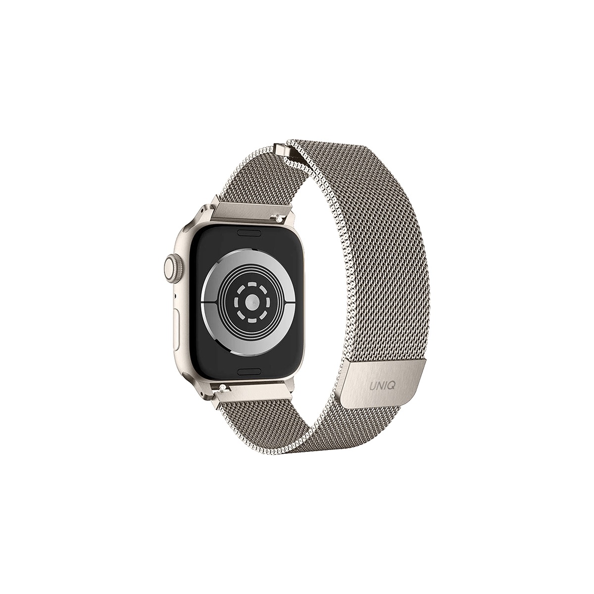 Foto 3 pulgar | Correa para Apple Watch Uniq Metálica Corte Milanés
