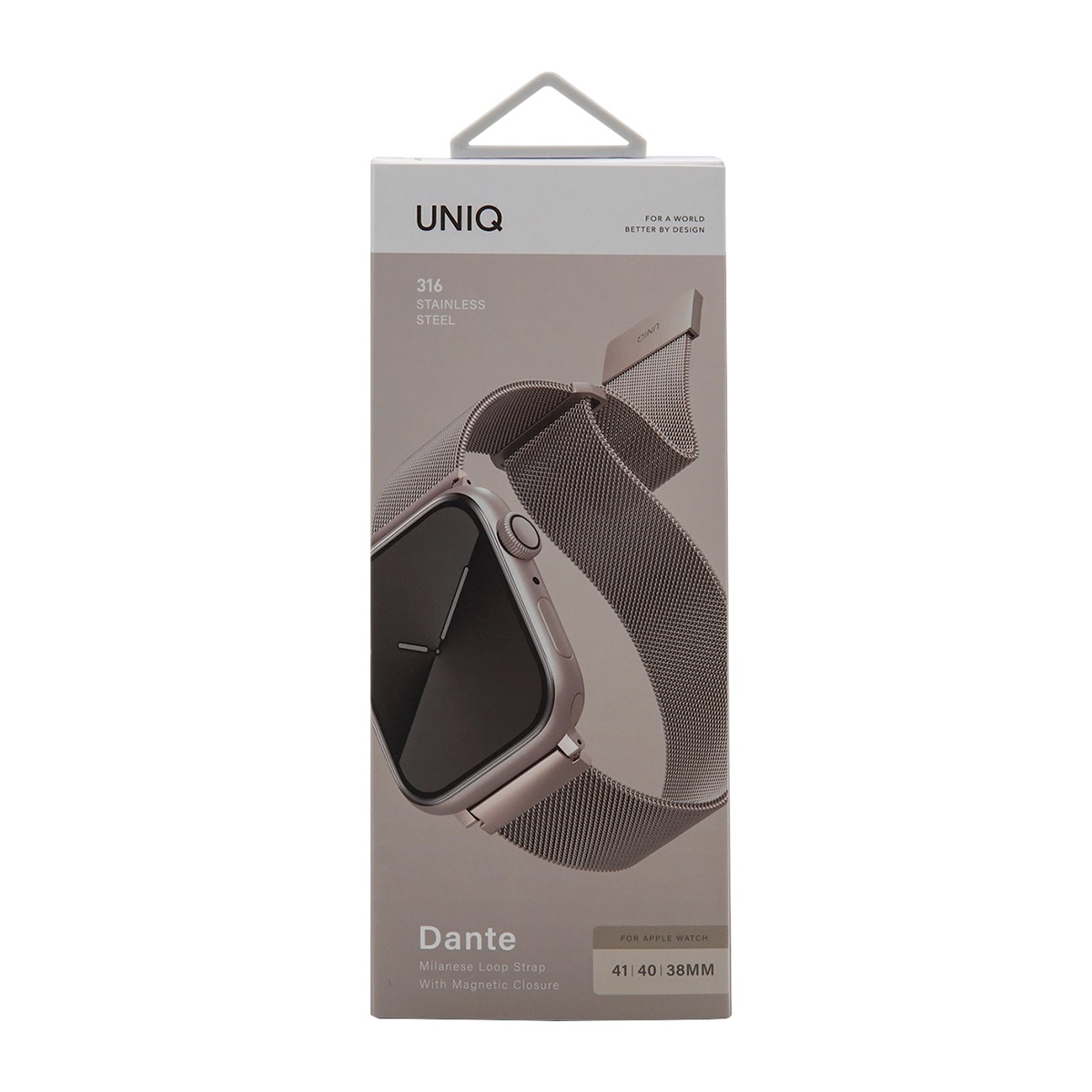 Foto 6 pulgar | Correa para Apple Watch Uniq Metálica Corte Milanés
