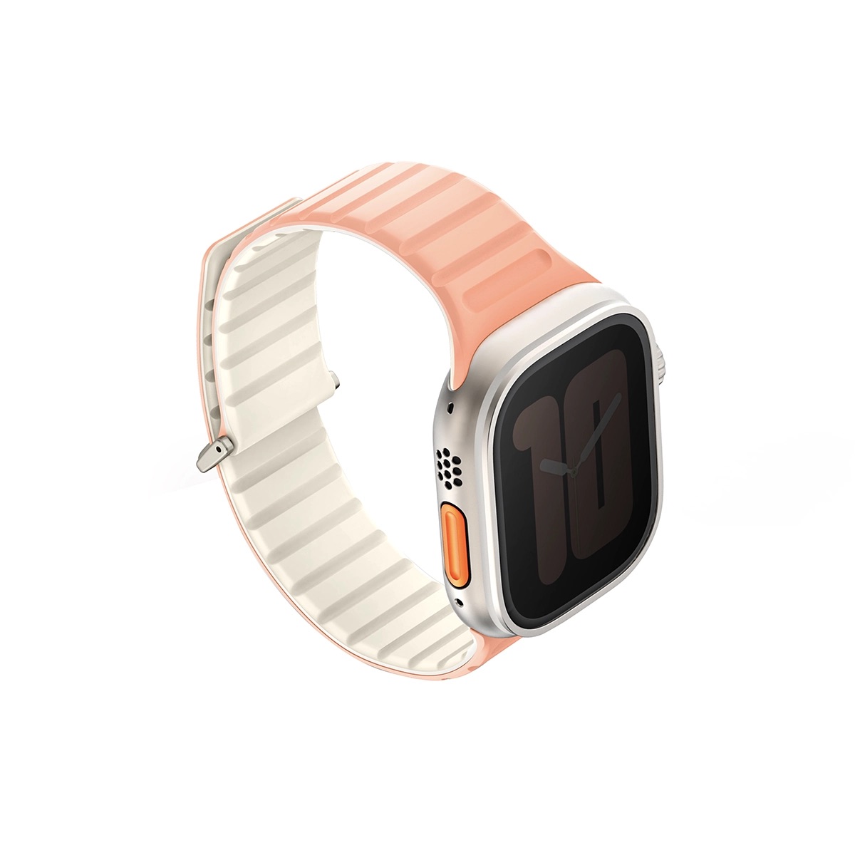 Foto 2 pulgar | Correa Para Apple Watch 46 | 45 | 44 | 42 Mm | Apple Watch Ultra 49 Mm Rosa Crepé | Marfíl Revix Evo De Uniq