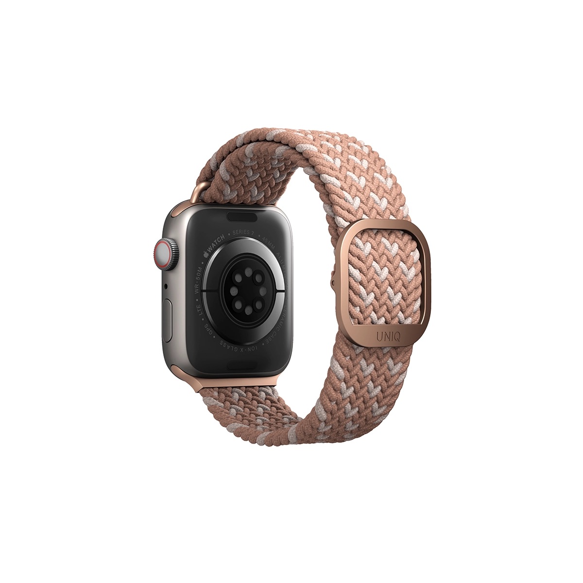 Foto 2 | Correa Para Apple Watch 42 | 41 | 40 | 38 Mm Rosa Cítrico Aspen De Uniq