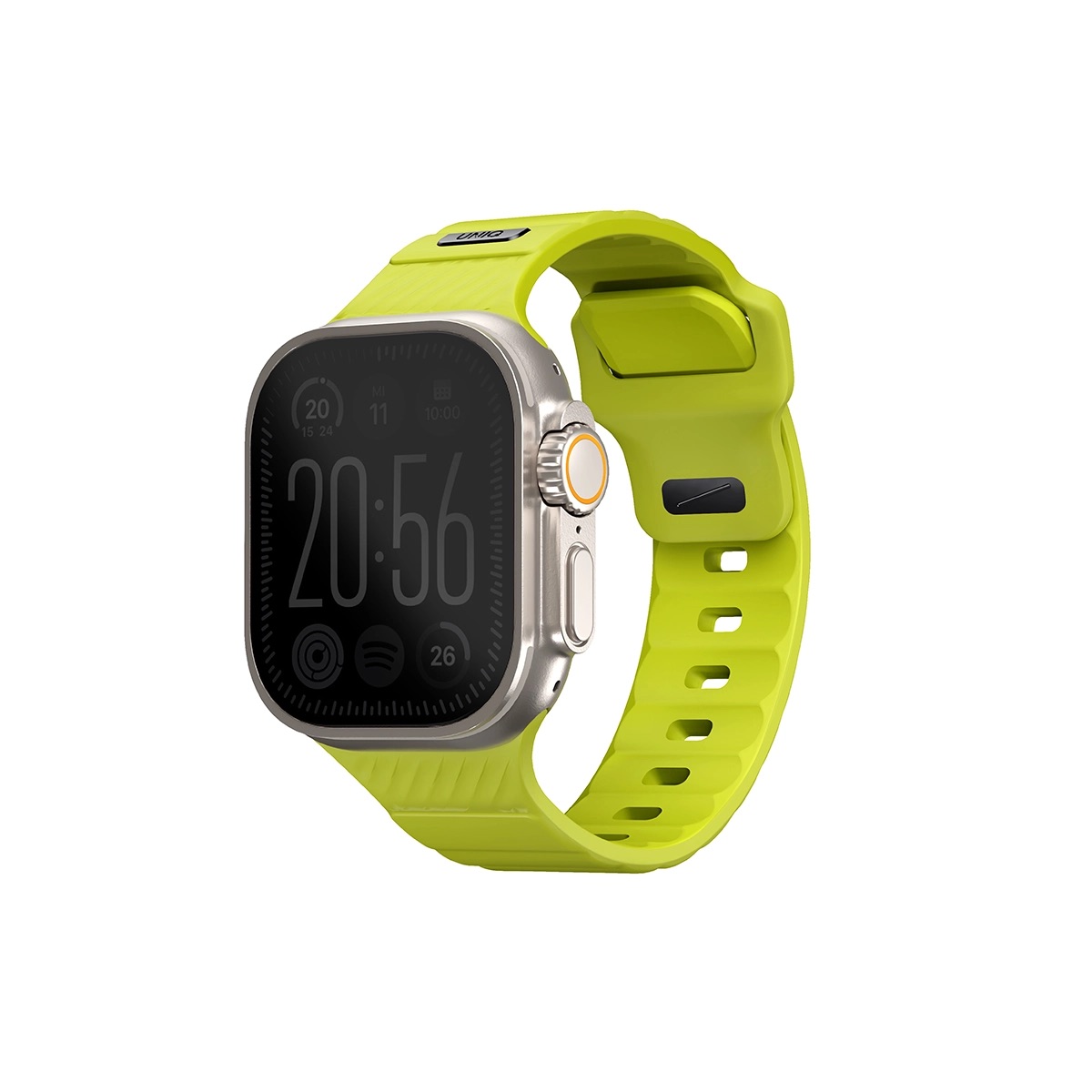 Correa Para Apple Watch 46 | 45 | 44 | 42 Mm | Apple Watch Ultra 49 Mm Verde Lima Stride De Uniq
