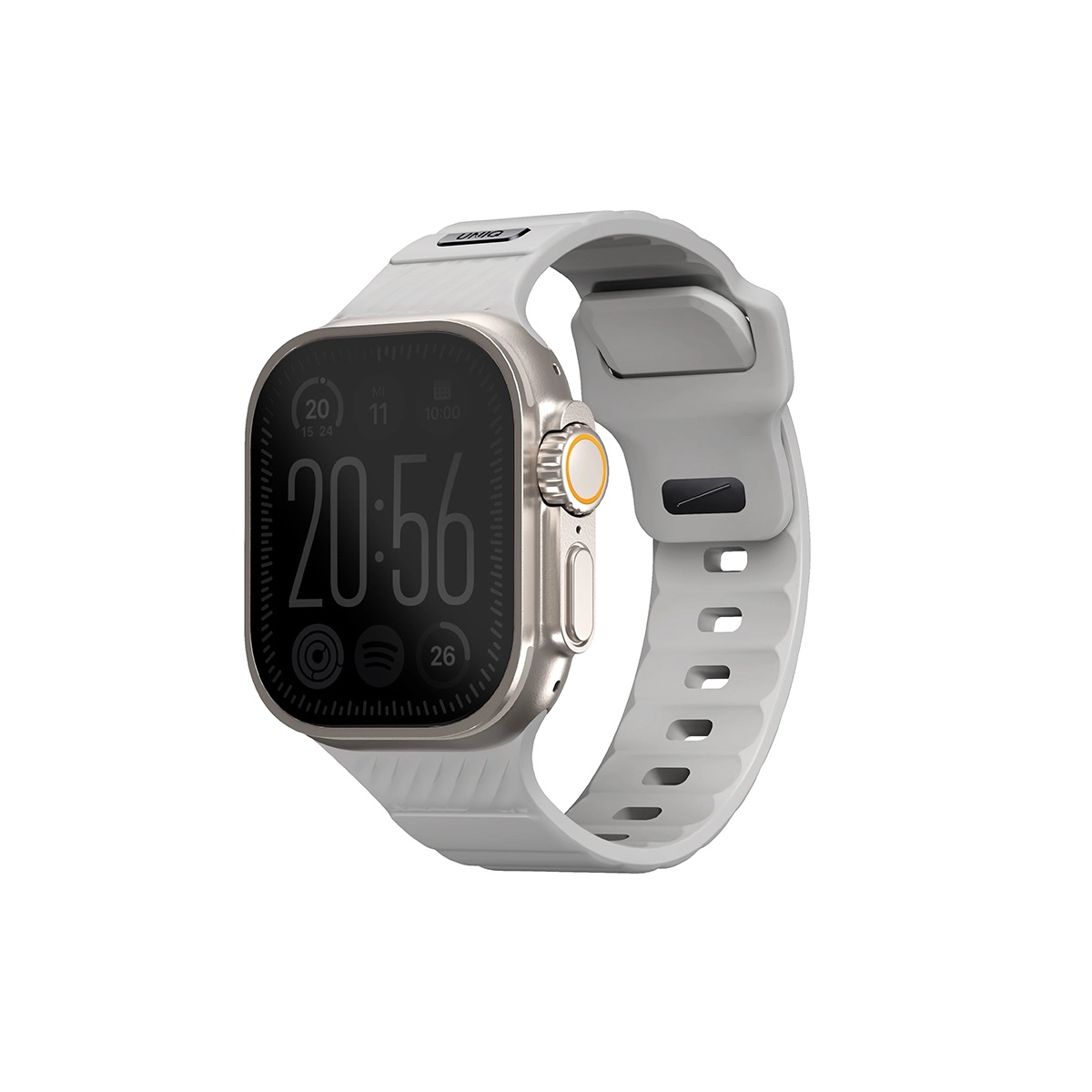 Correa Para Apple Watch 46 | 45 | 44 | 42 Mm | Apple Watch Ultra 49 Mm Gris Stride De Uniq