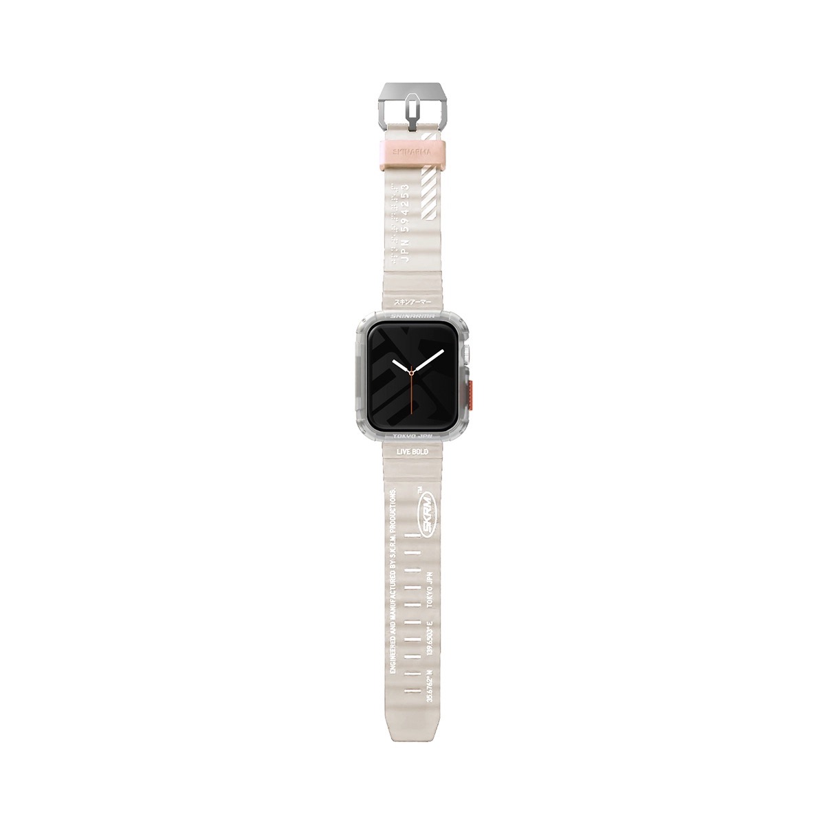 Foto 2 pulgar | Correa para Apple Watch Skinarma Shokku Beige