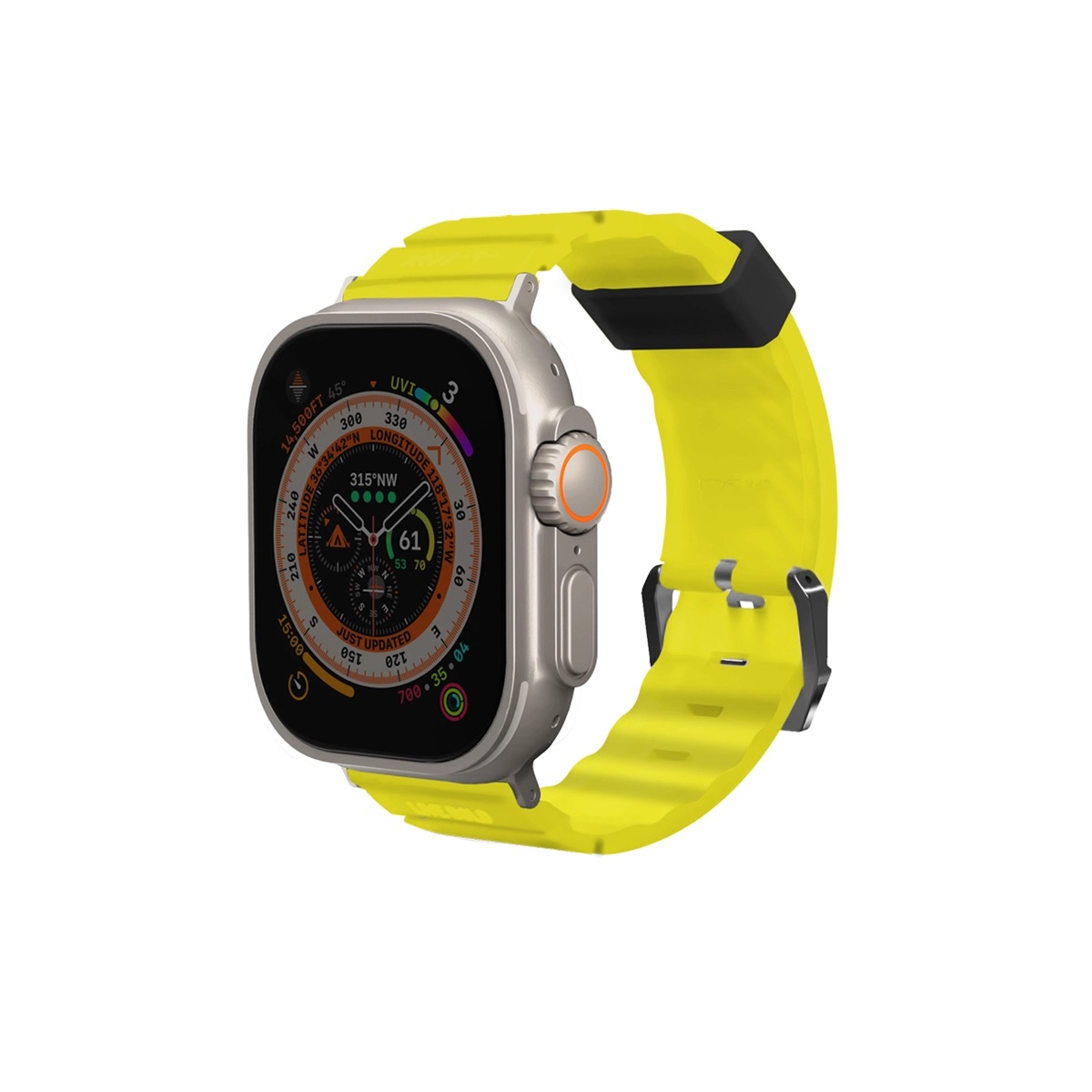 Foto 1 | Correa para Apple Watch 46 | 45 | 44 Mm | Apple Watch Ultra 49 mm Amarillo Neón Shokku de Skinarma