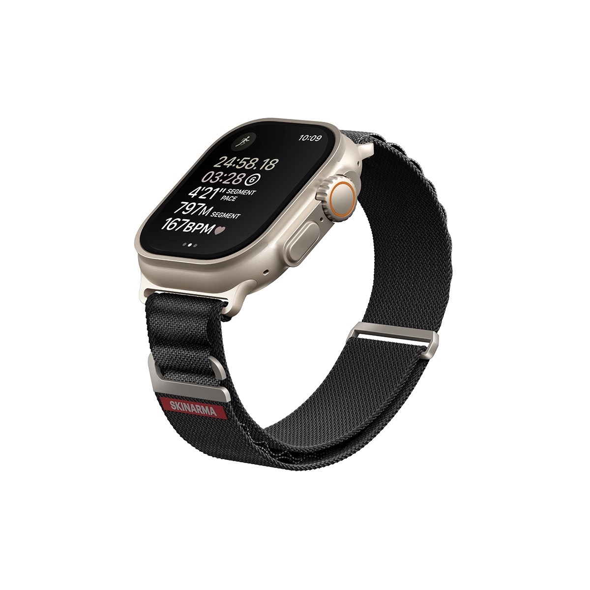 Foto 3 pulgar | Correa para Apple Watch 46  45  44 42 mm Negro