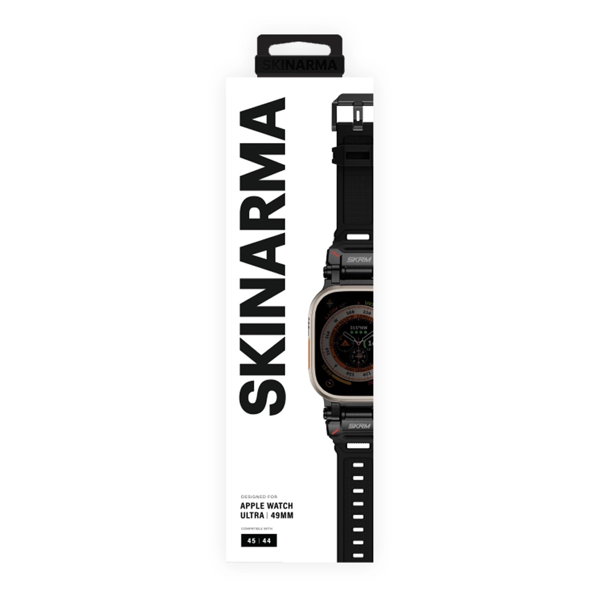 Foto 2 | Correa Skinarma Titon Negro para Apple Watch 46 | 45 | 44 | 42 mm | Apple Watch Ultra 49 mm