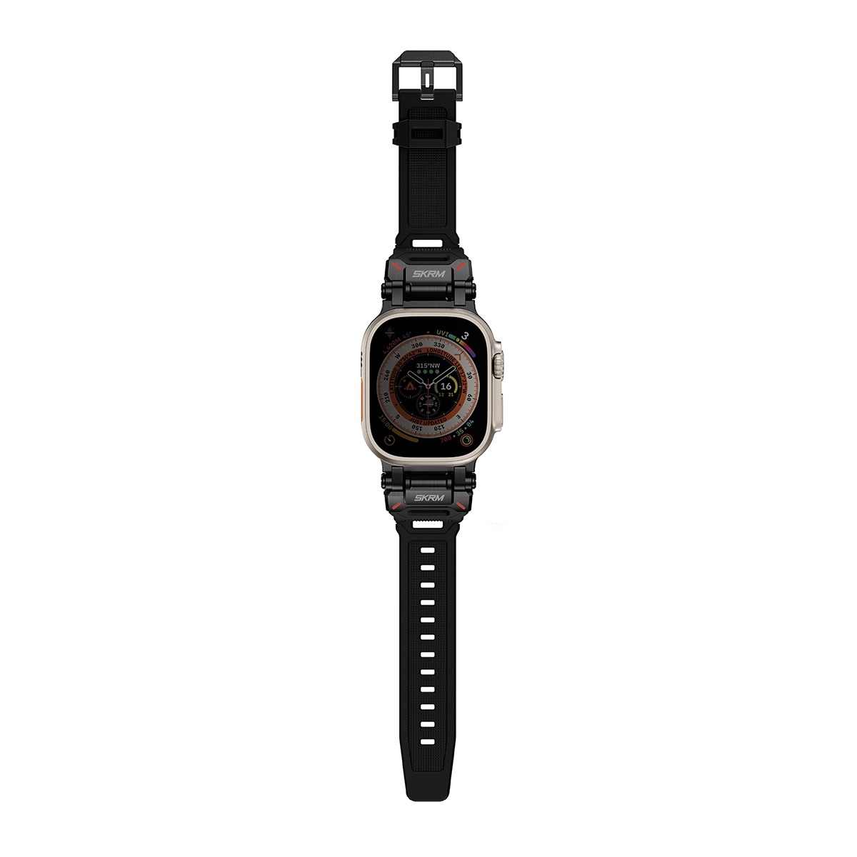 Foto 4 | Correa Skinarma Titon Negro para Apple Watch 46 | 45 | 44 | 42 mm | Apple Watch Ultra 49 mm