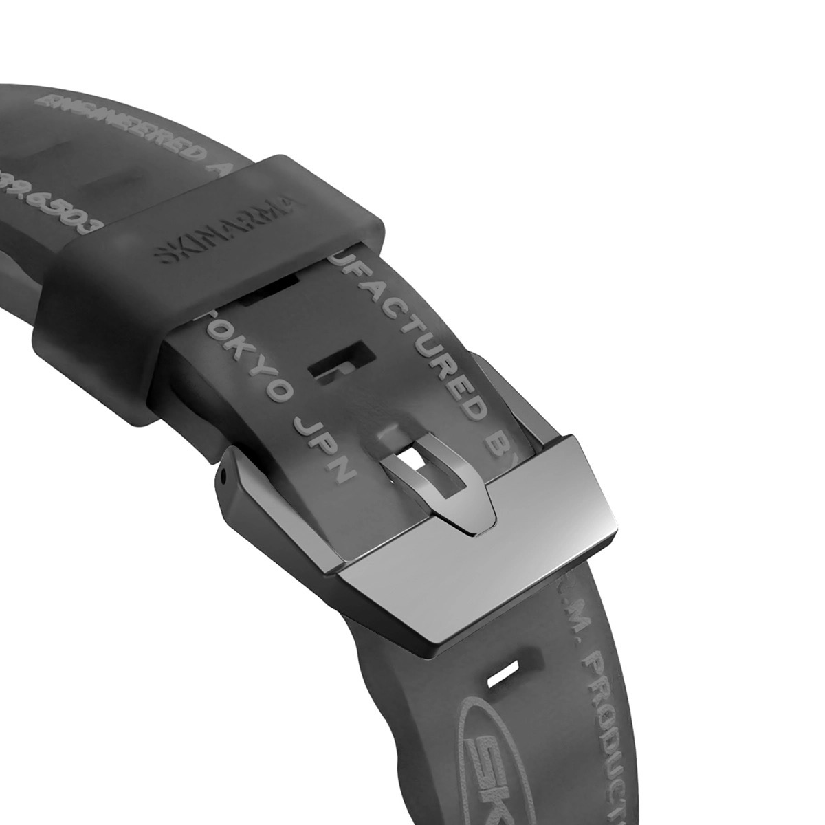 Foto 6 pulgar | Correa y Funda Skinarma para Apple Watch de 45 mm Humo Shokku + Kurono
