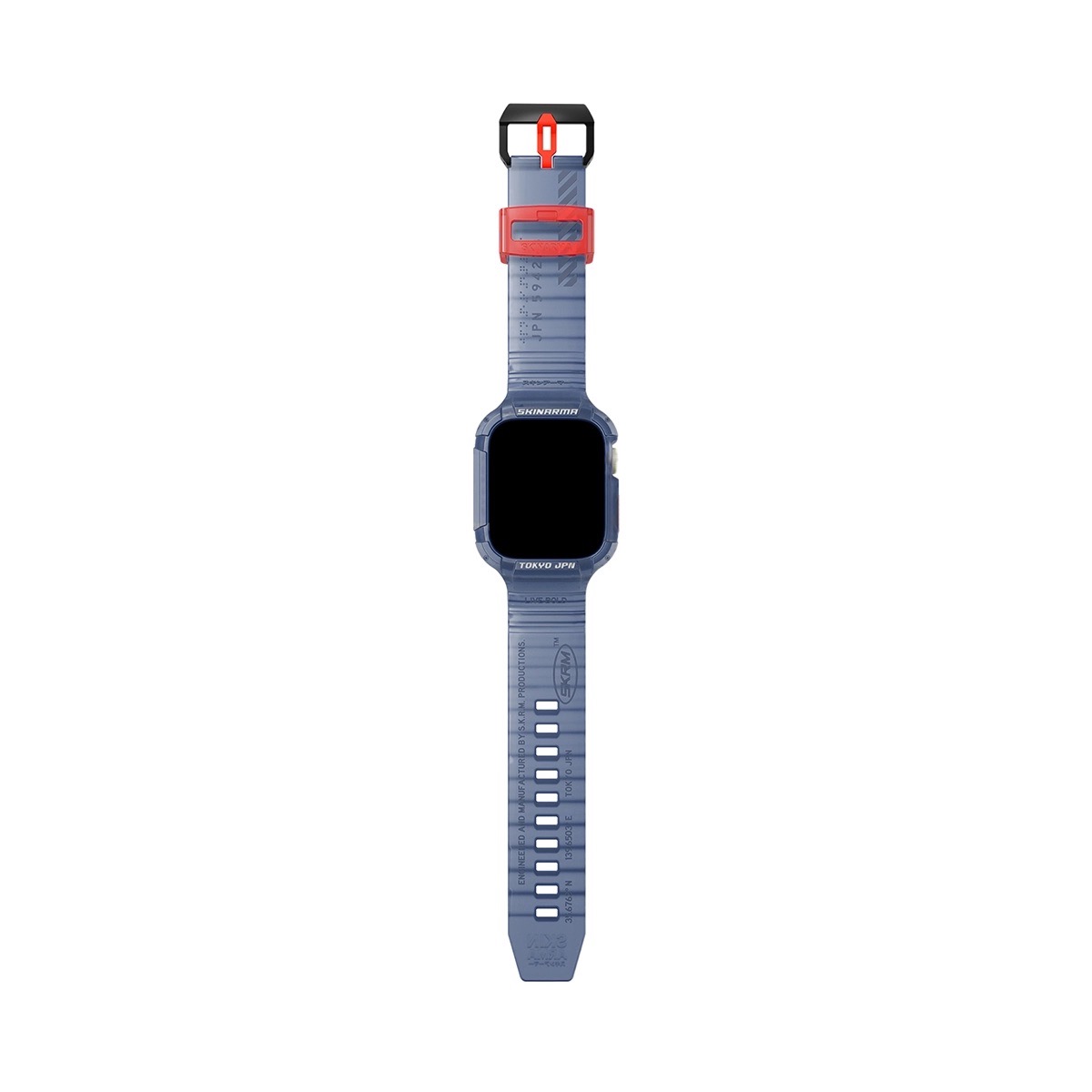 Foto 2 pulgar | Correa con Funda para Apple Watch 45 Mm Azul Oscuro Saido de Skinarma
