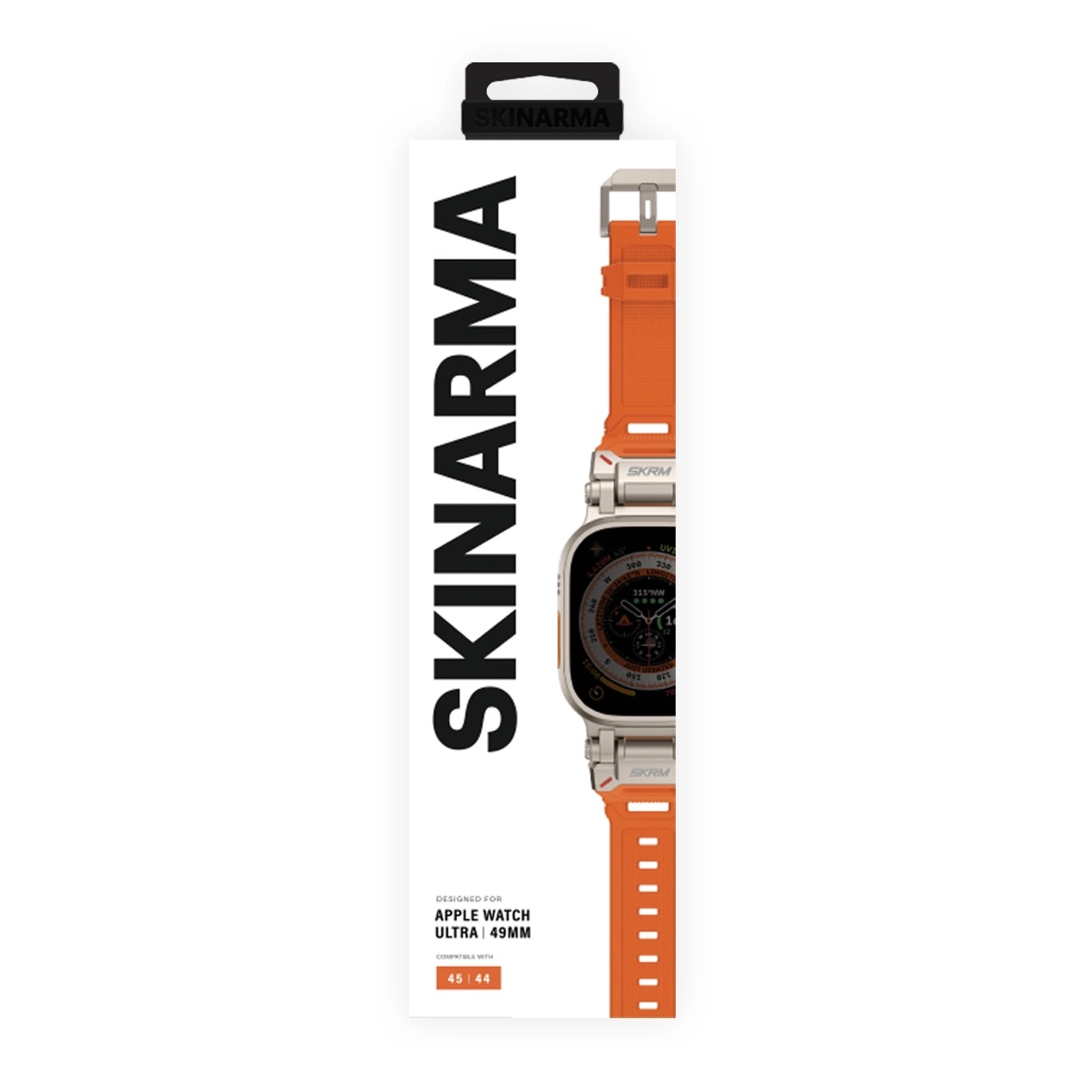 Foto 3 pulgar | Correa Skinarma Titon Naranja para Apple Watch 46 | 45 | 44 | 42 mm | Apple Watch Ultra 49 mm