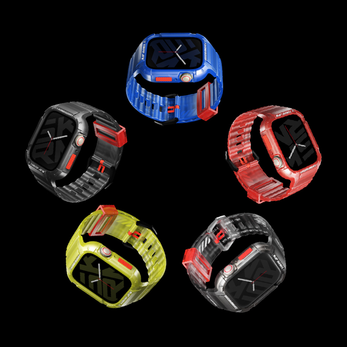 Foto 5 pulgar | Correa con Funda para Apple Watch Skinarma Saido