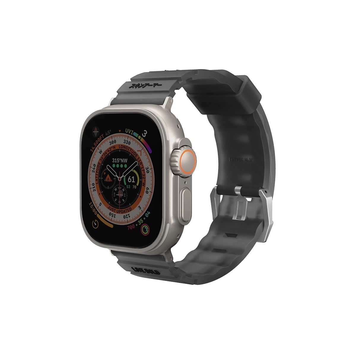 Foto 2 pulgar | Correa Para Apple Watch Ultra 46 45 44 42 mm 49 mm Skinarma Humo Shokku