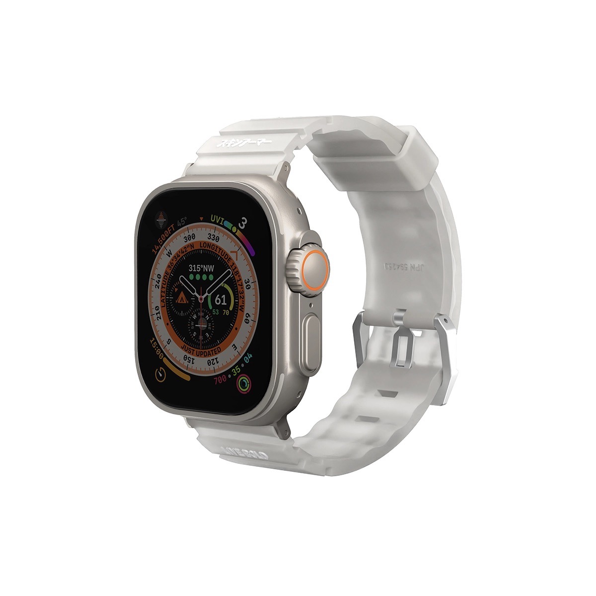 Foto 2 pulgar | Correa para Apple Watch 46 45 44 42 mm Ultra 49 mm Skinarma Transparente Matizado Shokku