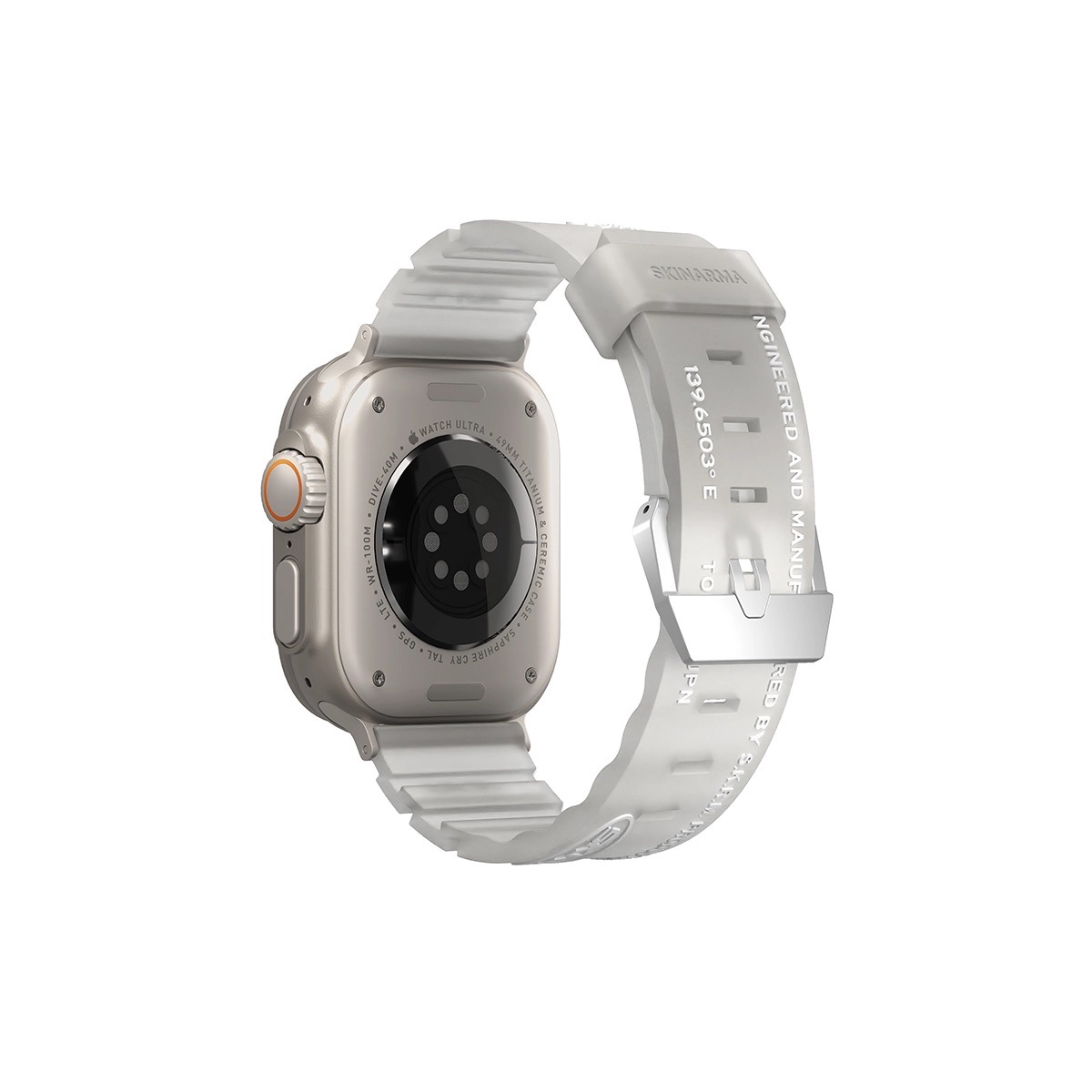 Foto 3 pulgar | Correa para Apple Watch 46 45 44 42 mm Ultra 49 mm Skinarma Transparente Matizado Shokku