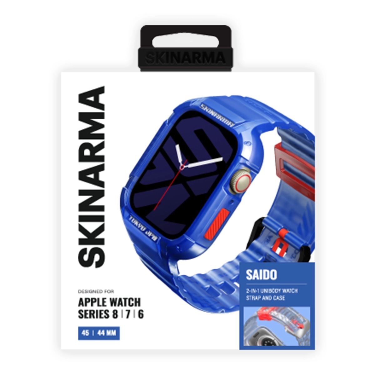 Foto 6 pulgar | Correa con Funda para Apple Watch Skinarma Saido