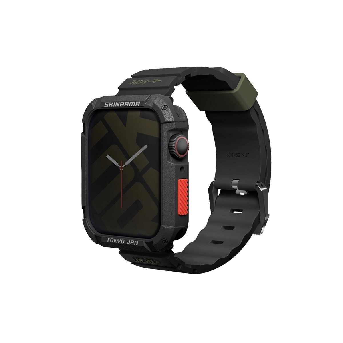 Foto 3 pulgar | Correa Para Apple Watch 46 Mm Negro Shokku De Skinarma